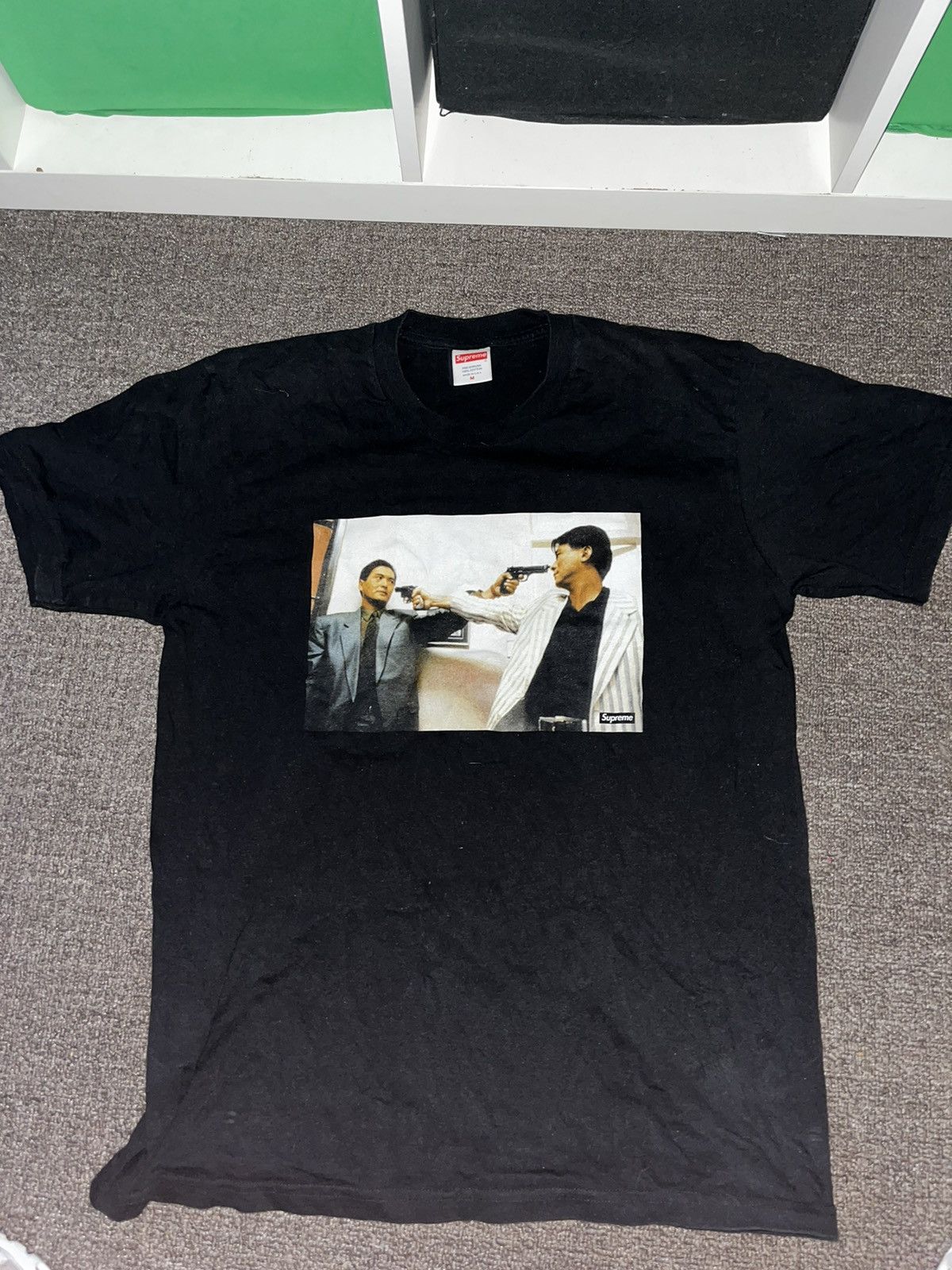 image of Supreme (The Killer Trust) Tee in Black, Men's (Size Medium)