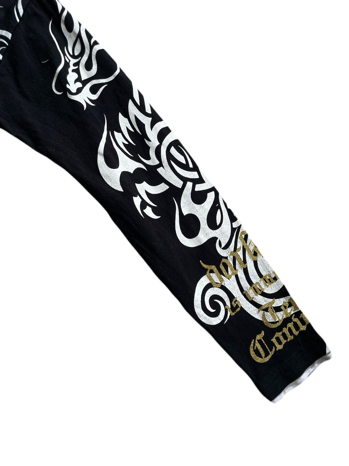If Six Was Nine 2000s Japanese archive Glitter Poem Dragon Long Sleeve Tee Size US M / EU 48-50 / 2 - 7 Thumbnail