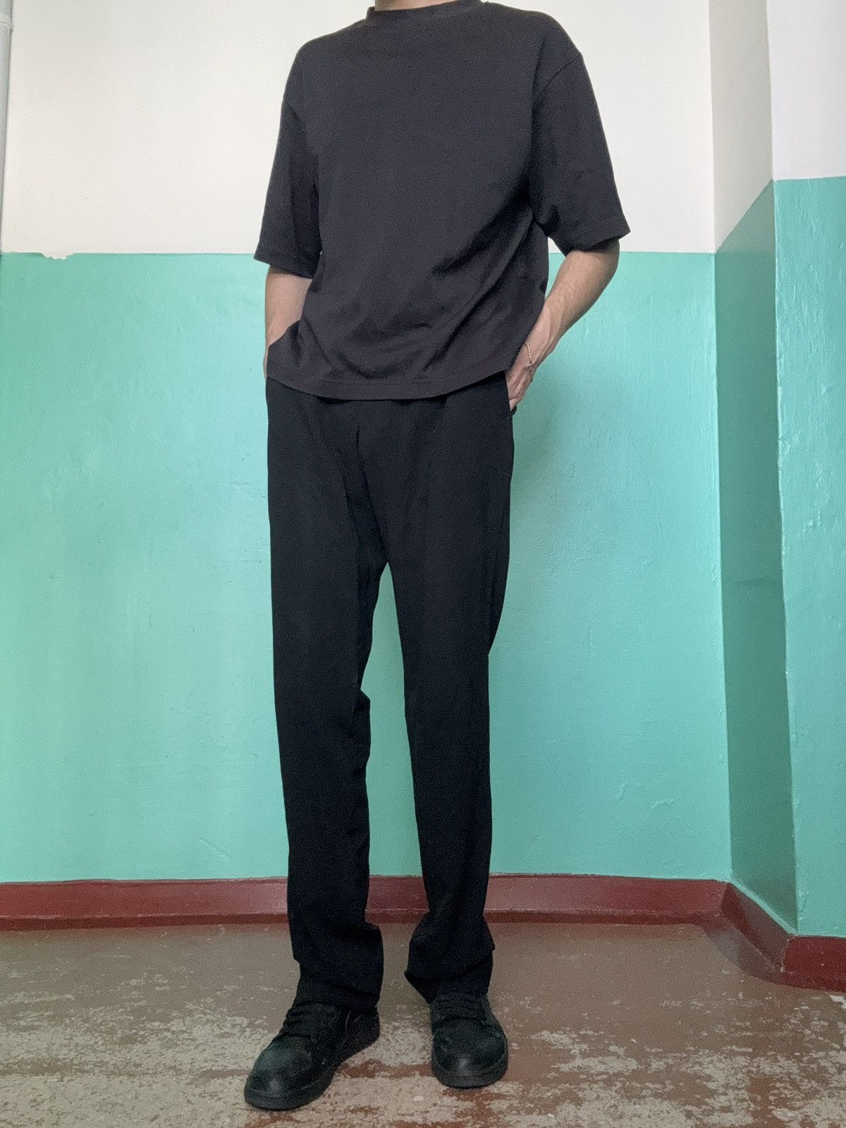 Helmut Lang Vintage 2000s Helmut Lang Straight Wool Suit Pants Size 30" / US 8 / IT 44 - 16 Thumbnail