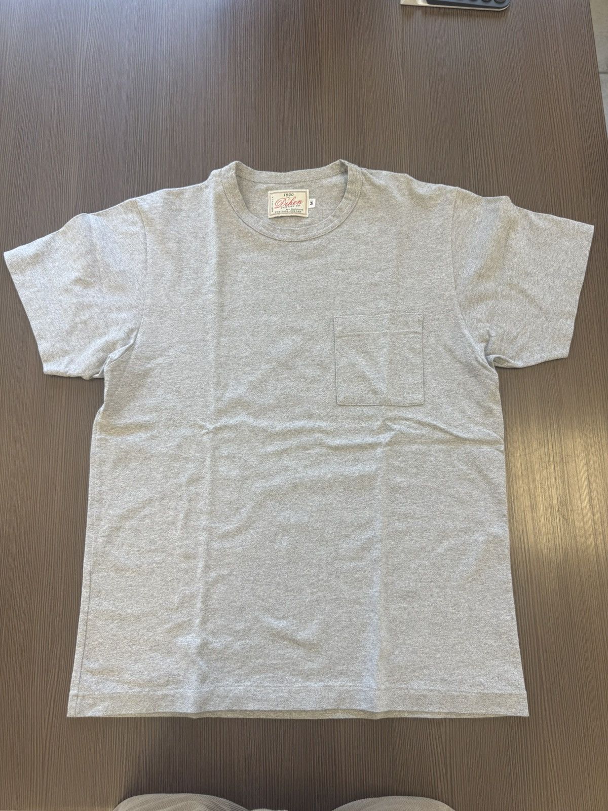 Dehen 1920 Heavy Duty Tee - Single Pocket - Grey Size US M / EU 48-50 / 2 - 3 Thumbnail
