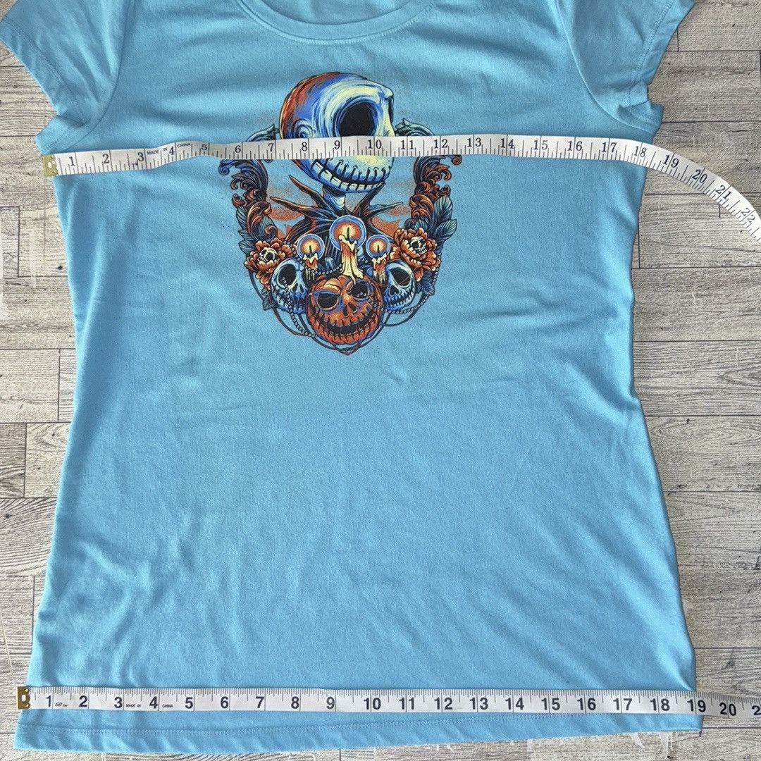 Vintage Nightmare Before Christmas, Custom, Retro Fitted Tee Size L / US 10 / IT 46 - 12 Thumbnail
