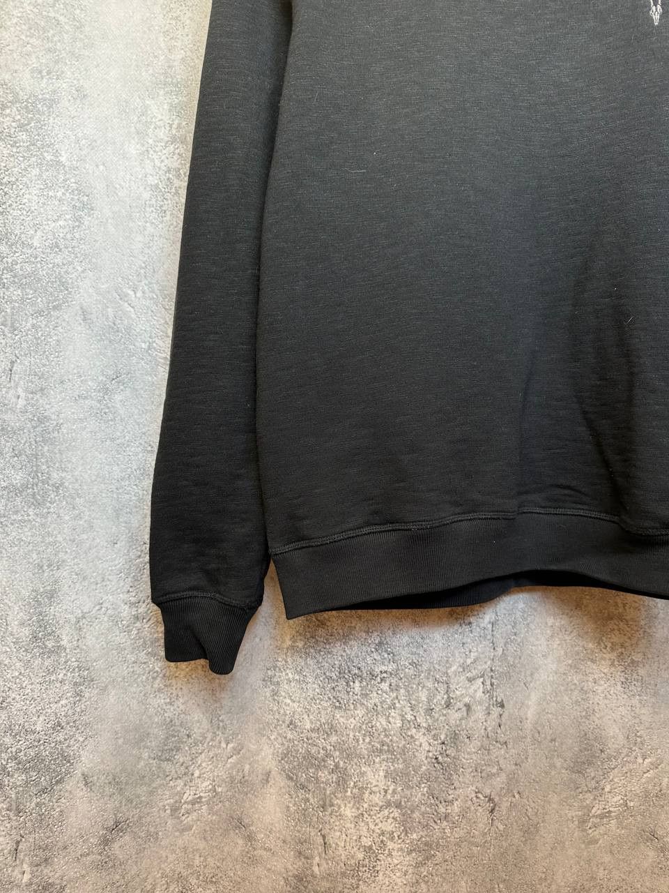 Allsaints ALLSAINTS Wilde Crew Black Sweatshirt LS Oversized Jumper Size US S / EU 44-46 / 1 - 7 Thumbnail