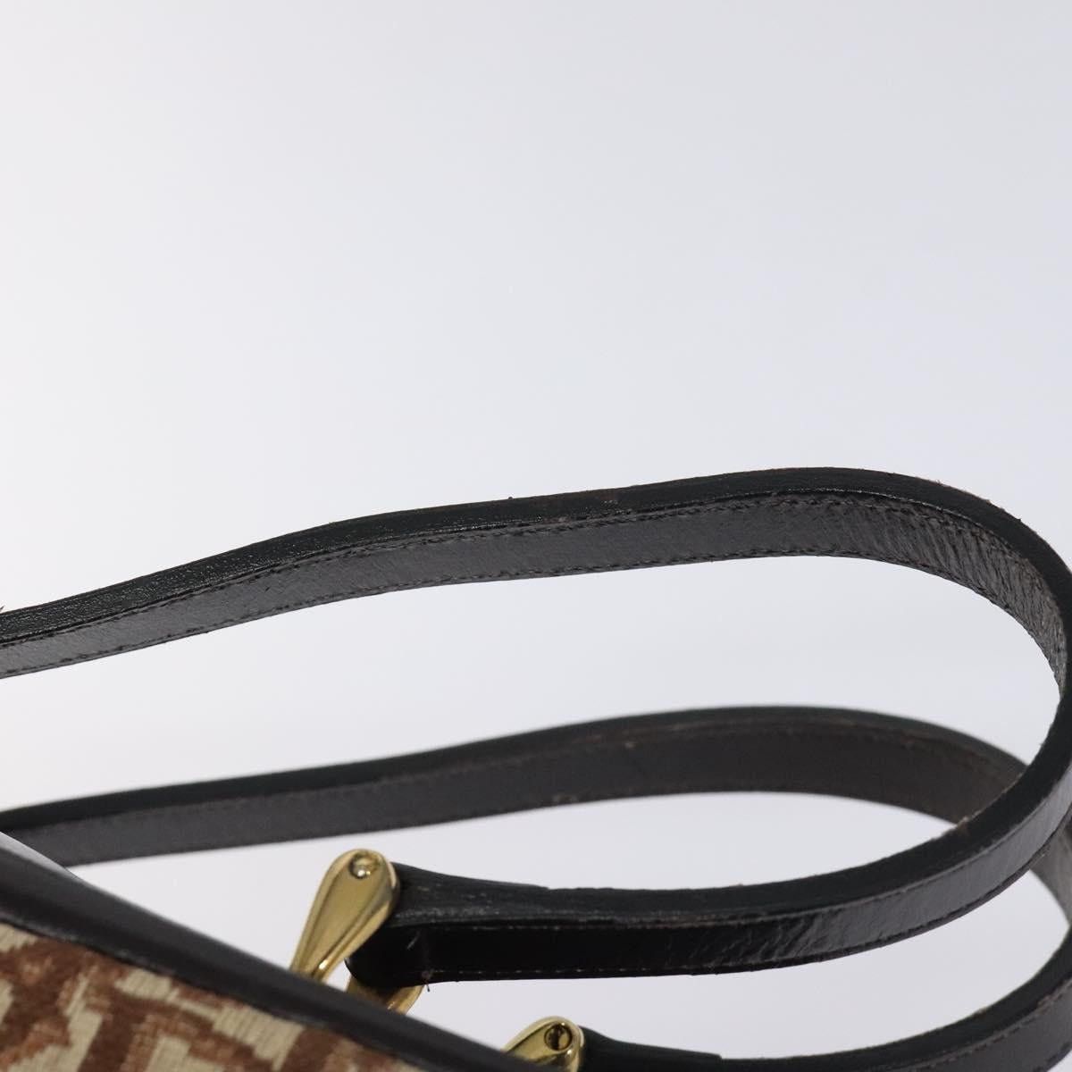 Dior DIOR Trotter Canvas Hand Bag Beige Gold Size ONE SIZE - 8 Thumbnail