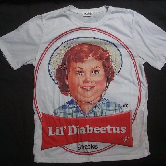 Other Lil' Diabeetus Parody Little Debbie AOP Sublimation T-Shirt Size US L / EU 52-54 / 3 - 2 Thumbnail