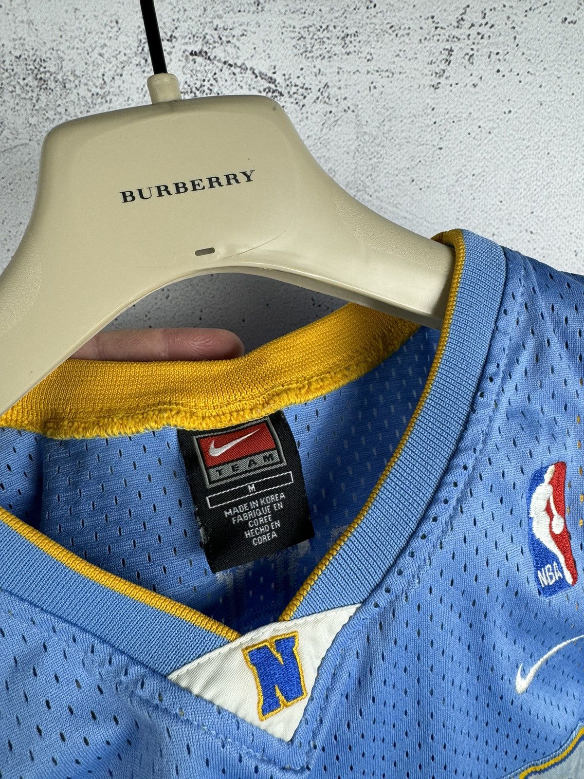 NBA Y2K 2001 TEAM NIKE CARMELO ANTHONY DENVER 15 JERSEY Size US S / EU 44-46 / 1 - 5 Thumbnail