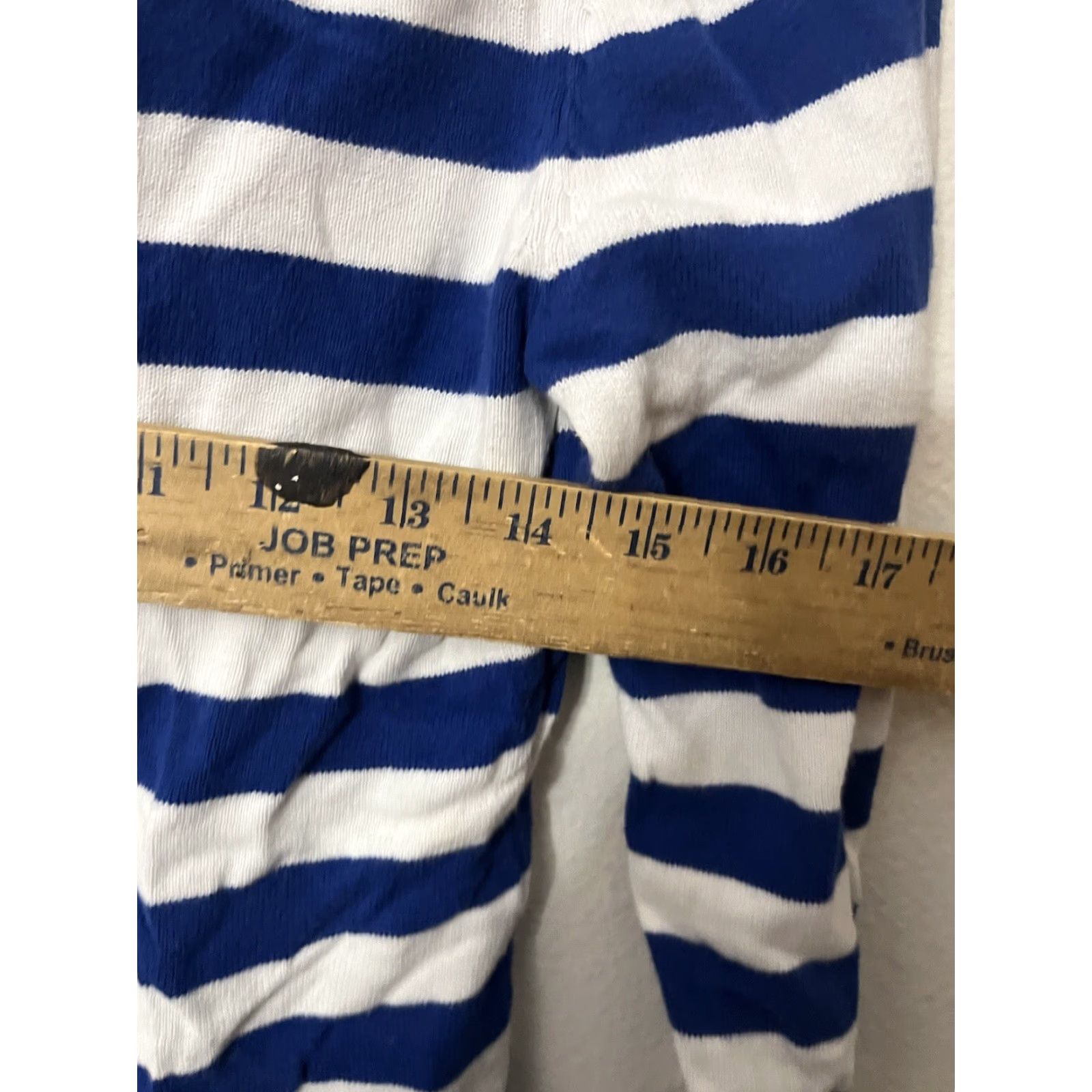 Tommy Hilfiger Tommy Hilfiger Woman Blue White T-Shirt Striped Long Sleeve V-Neck Size S Size S / US 4 / IT 40 - 5 Thumbnail