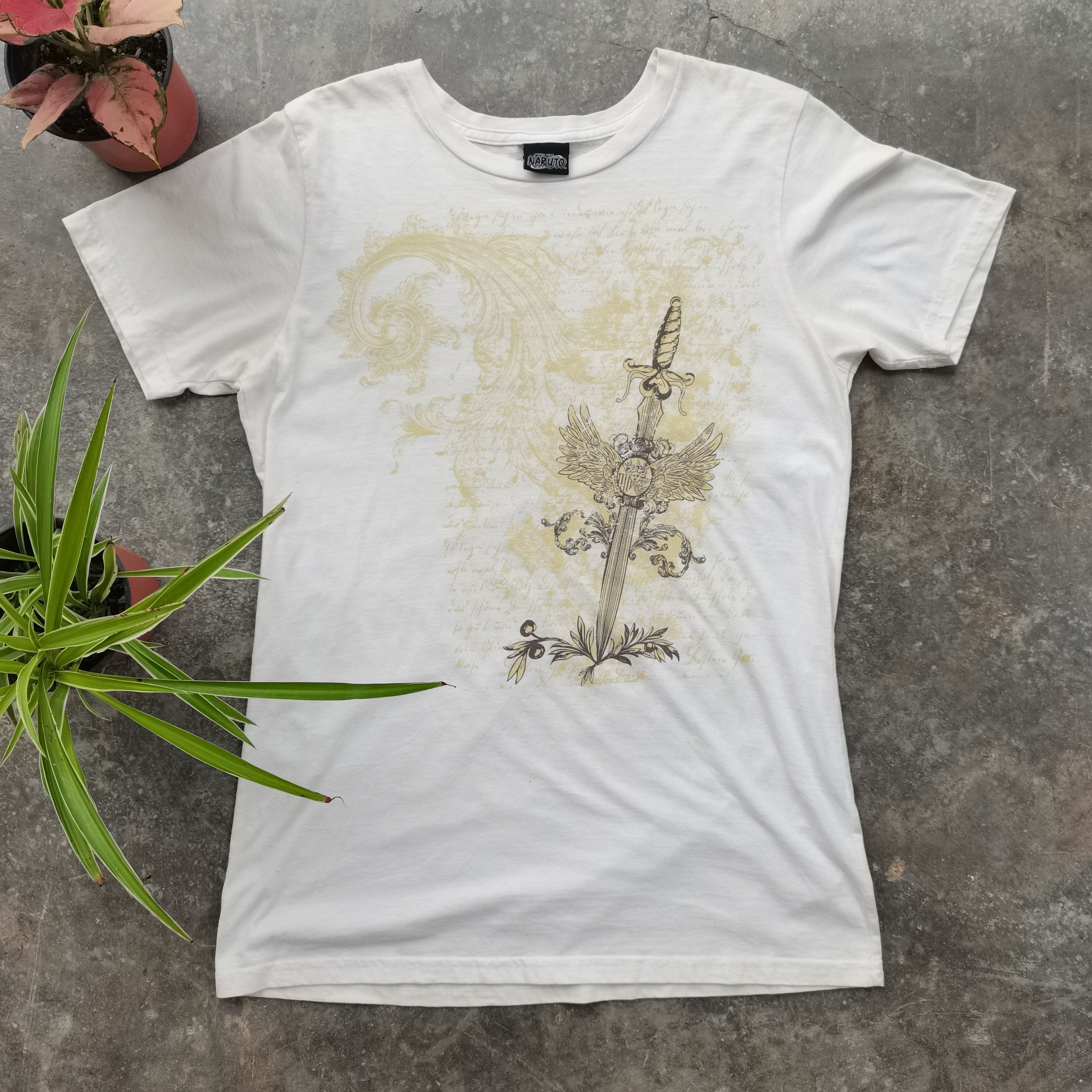 Anime Crazy Vintage Rare 2002 NARUTO Tshirt Size US L / EU 52-54 / 3 - 1 Thumbnail