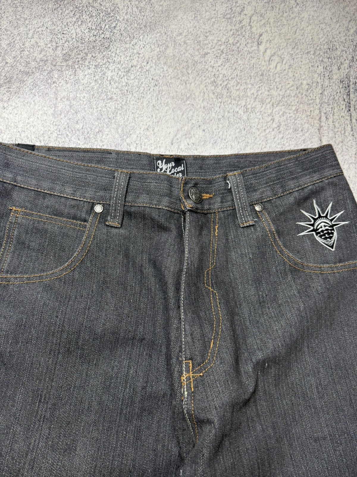 Japanese Brand Vintage Rap Pants Your Local Dealer Y2K Jeans Japanese Size US 32 / EU 48 - 6 Thumbnail