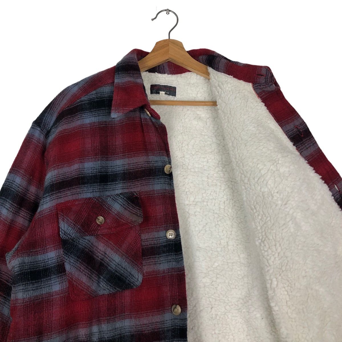 Japanese Brand 🔥Vtg Flannel Jacket Tartan Design High Spirits Issey Miyake Size US L / EU 52-54 / 3 - 10 Thumbnail
