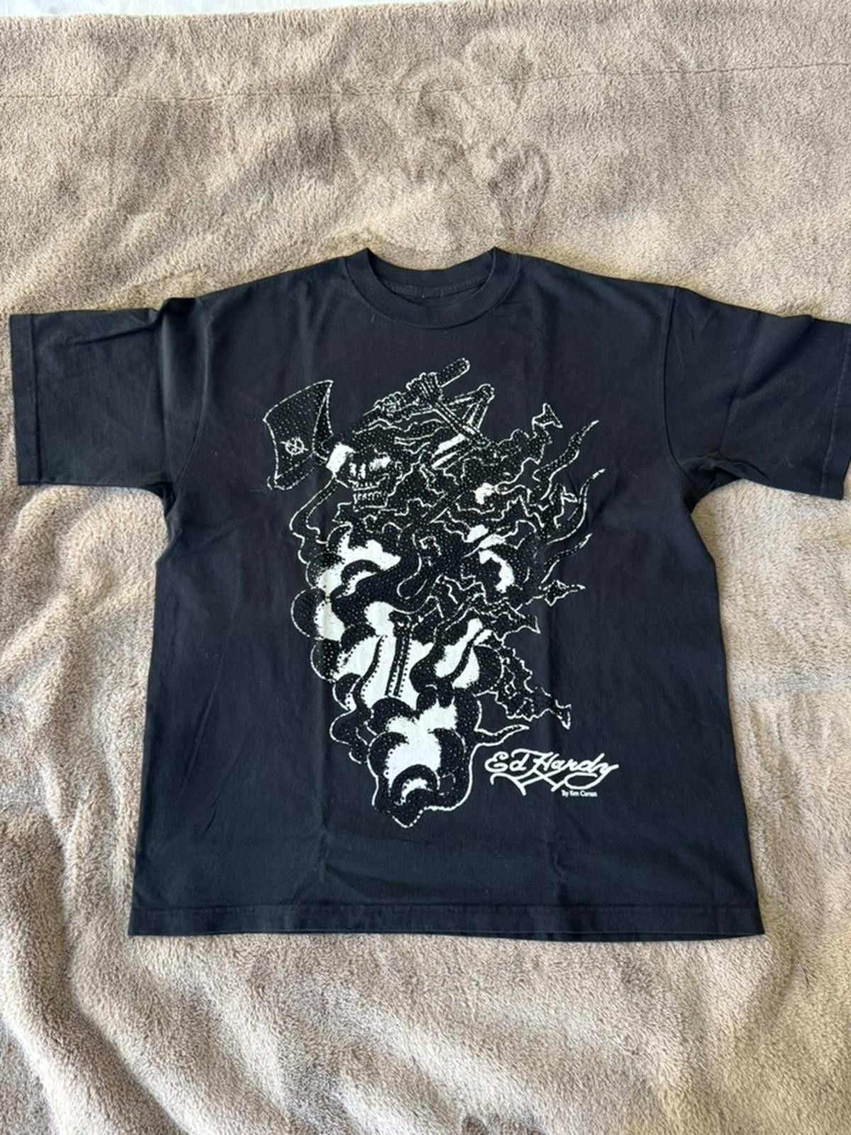 Ed Hardy Ed Hardy Black Graphic T-Shirt by Ken Carson Size US L / EU 52-54 / 3 - 1 Thumbnail