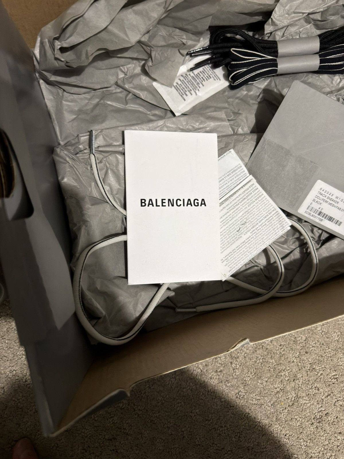 Balenciaga Balenciaga tracks, Worn once with receipt and box Size US 9 / EU 42 - 11 Thumbnail