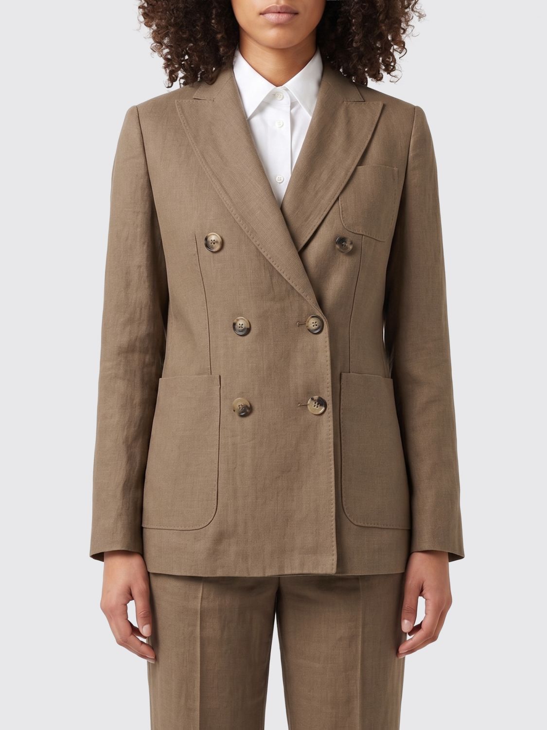 Max Mara Max Mara Jacket Woman Brown Size M / US 6-8 / IT 42-44 - 1 Thumbnail