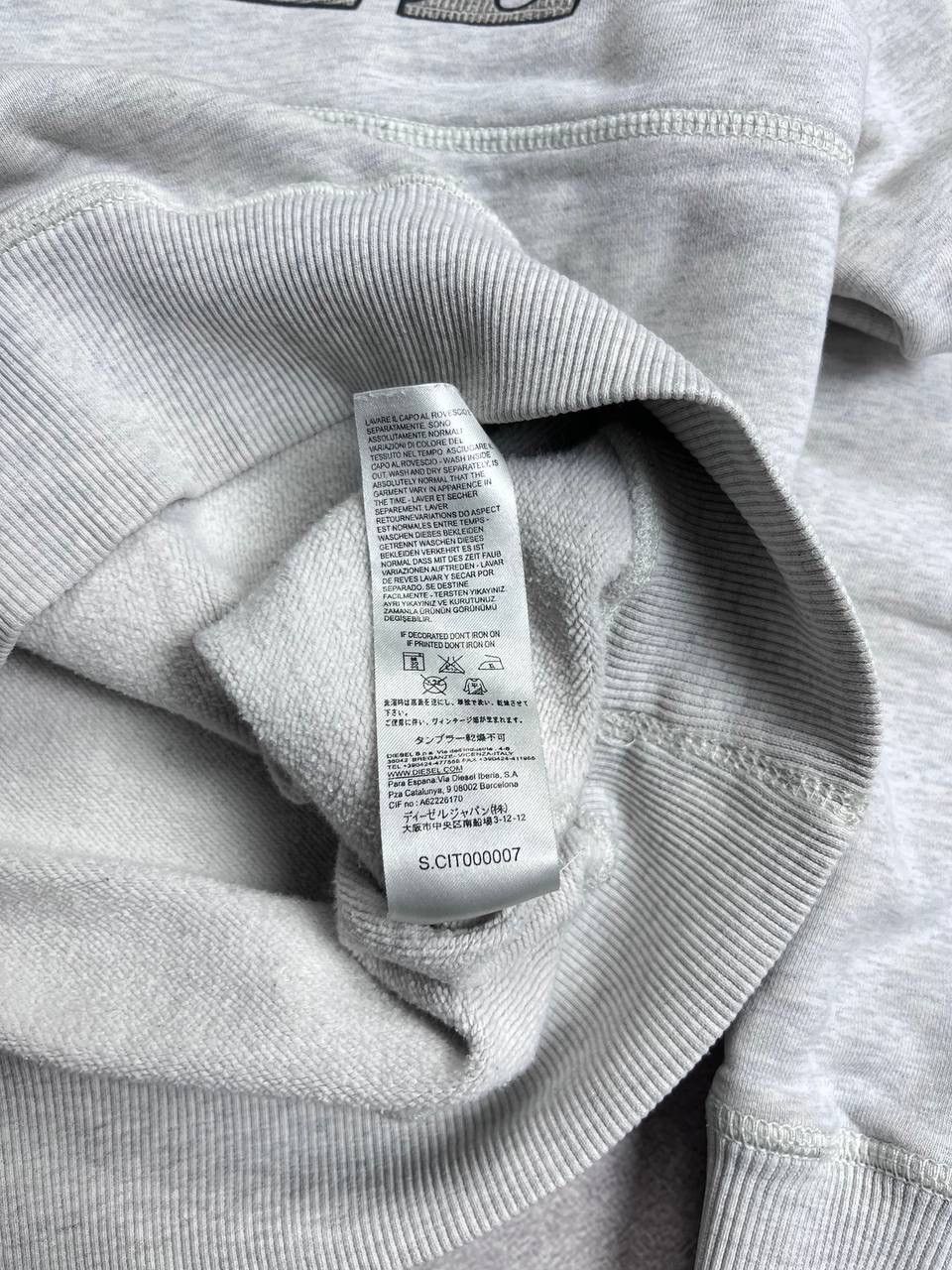 Diesel × Vintage Vintage Diesel Avantgarde Spellout Boxy Sweatshirt Y2K S Size US S / EU 44-46 / 1 - 6 Thumbnail