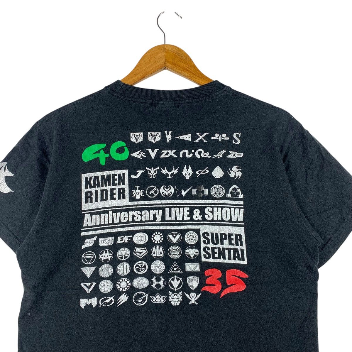 Japanese Brand × Vintage KAMEN RIDER 45 X Super Sentai 40 Anniversary T-Shirt Size US M / EU 48-50 / 2 - 6 Thumbnail