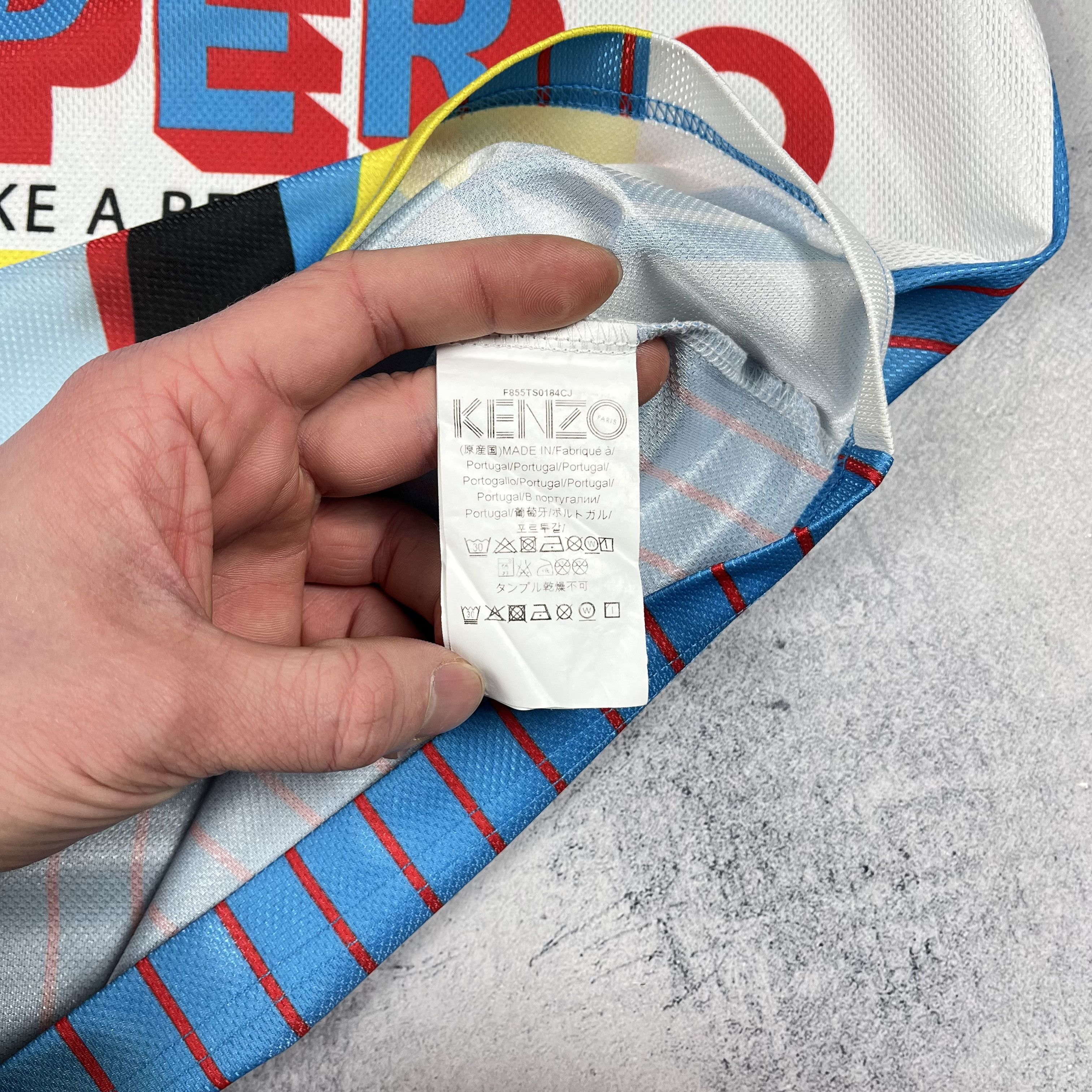 Kenzo Kenzo Stripped “Love Will Make A Better You” Jersey Shirt Size US S / EU 44-46 / 1 - 10 Thumbnail