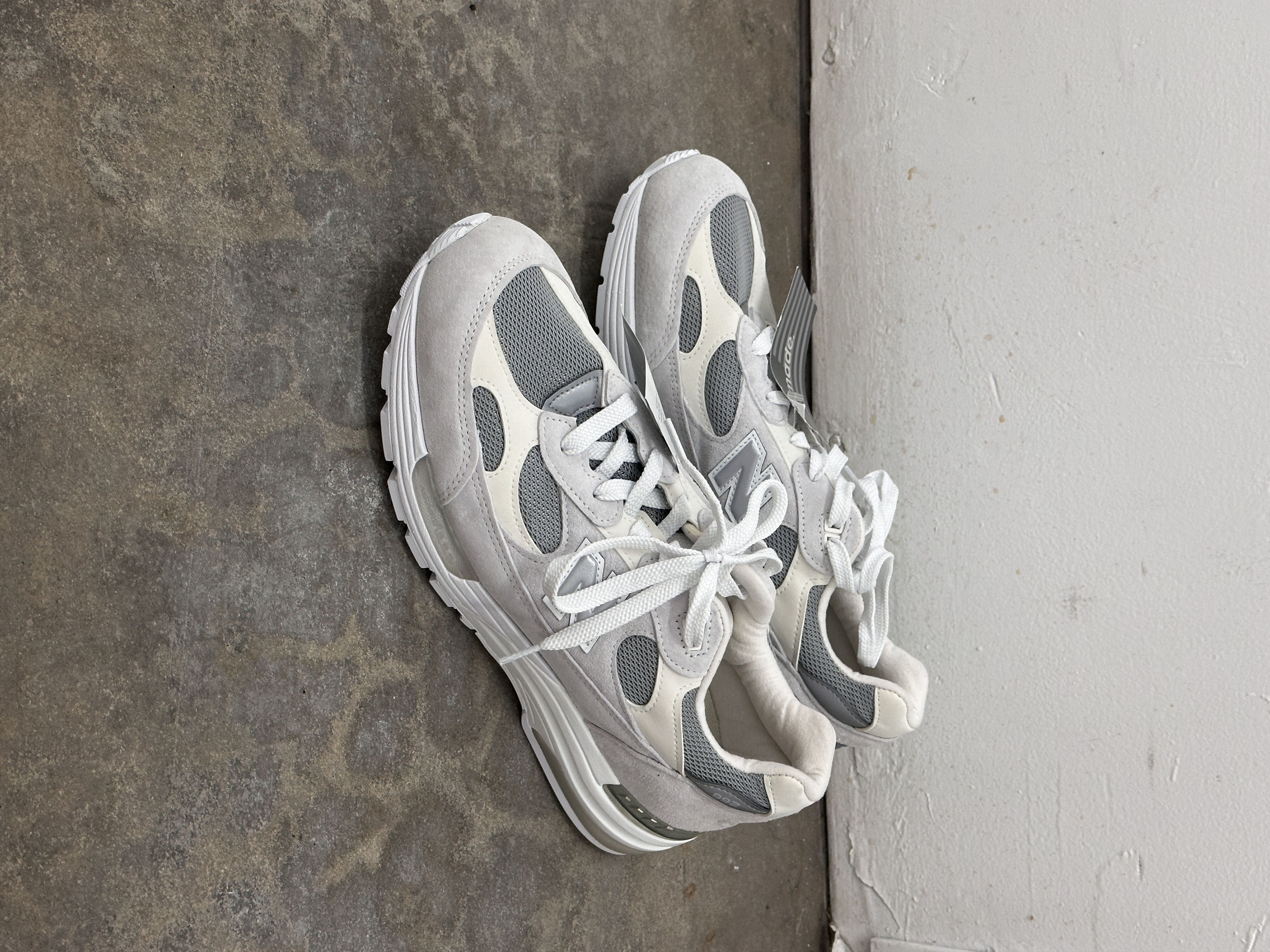 image of New Balance 992 Nimbus Cloud, 12, 004 Shoes in White, Men's