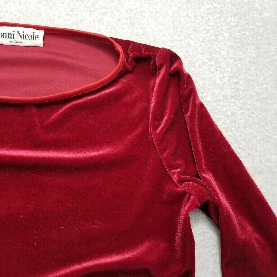 Other Ronni Nicole Top Pants Set Womens Medium Long Sleeve Velour Size M / US 6-8 / IT 42-44 - 3 Thumbnail