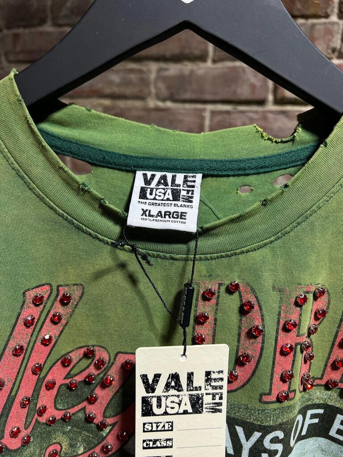 Other Vale State Wong Wai War Tee Green Sz. XL Size ONE SIZE - 3 Thumbnail