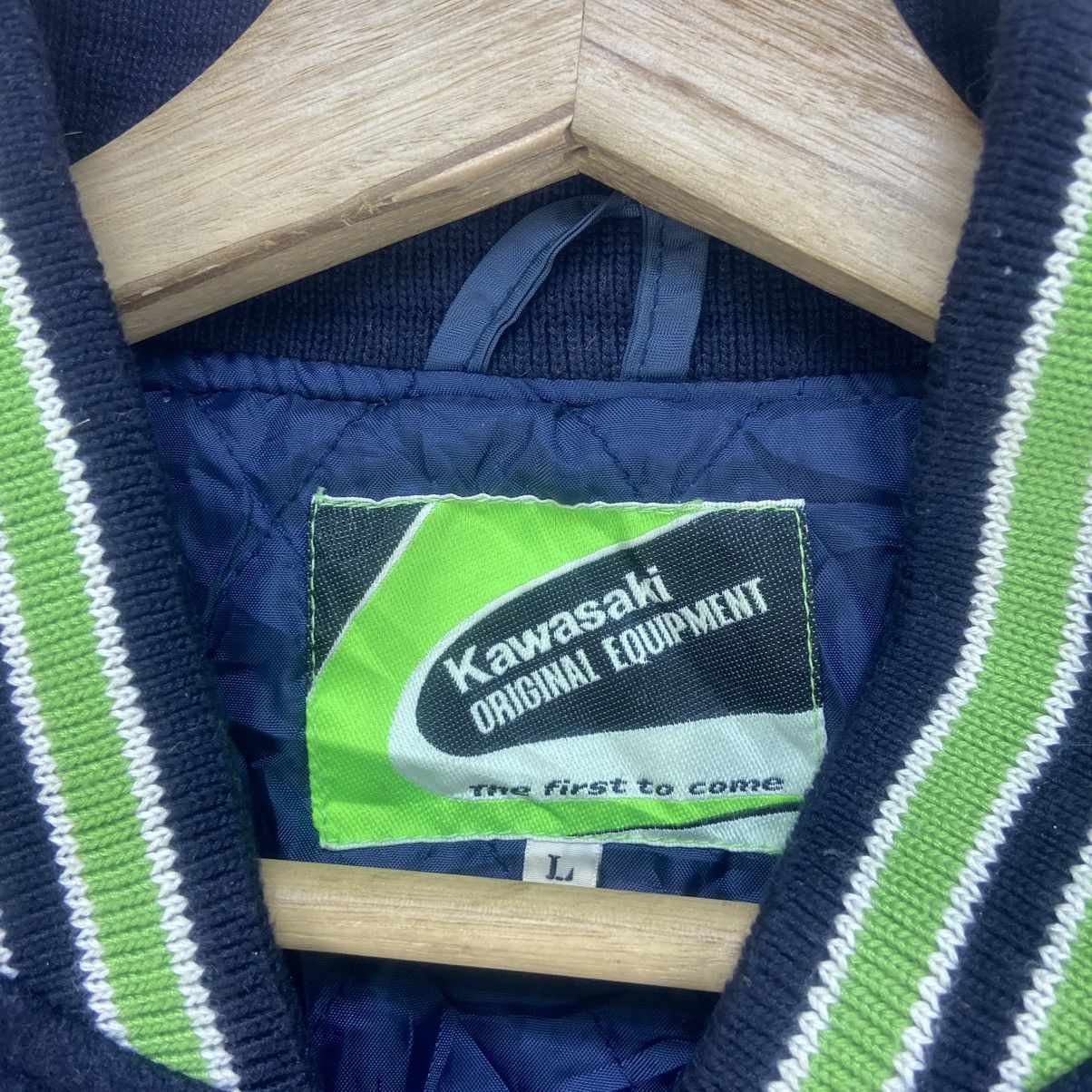 Japanese Brand Team Kawasaki Racing Spirit Challenge Dream Varsity Jacket Size US M / EU 48-50 / 2 - 22 Thumbnail