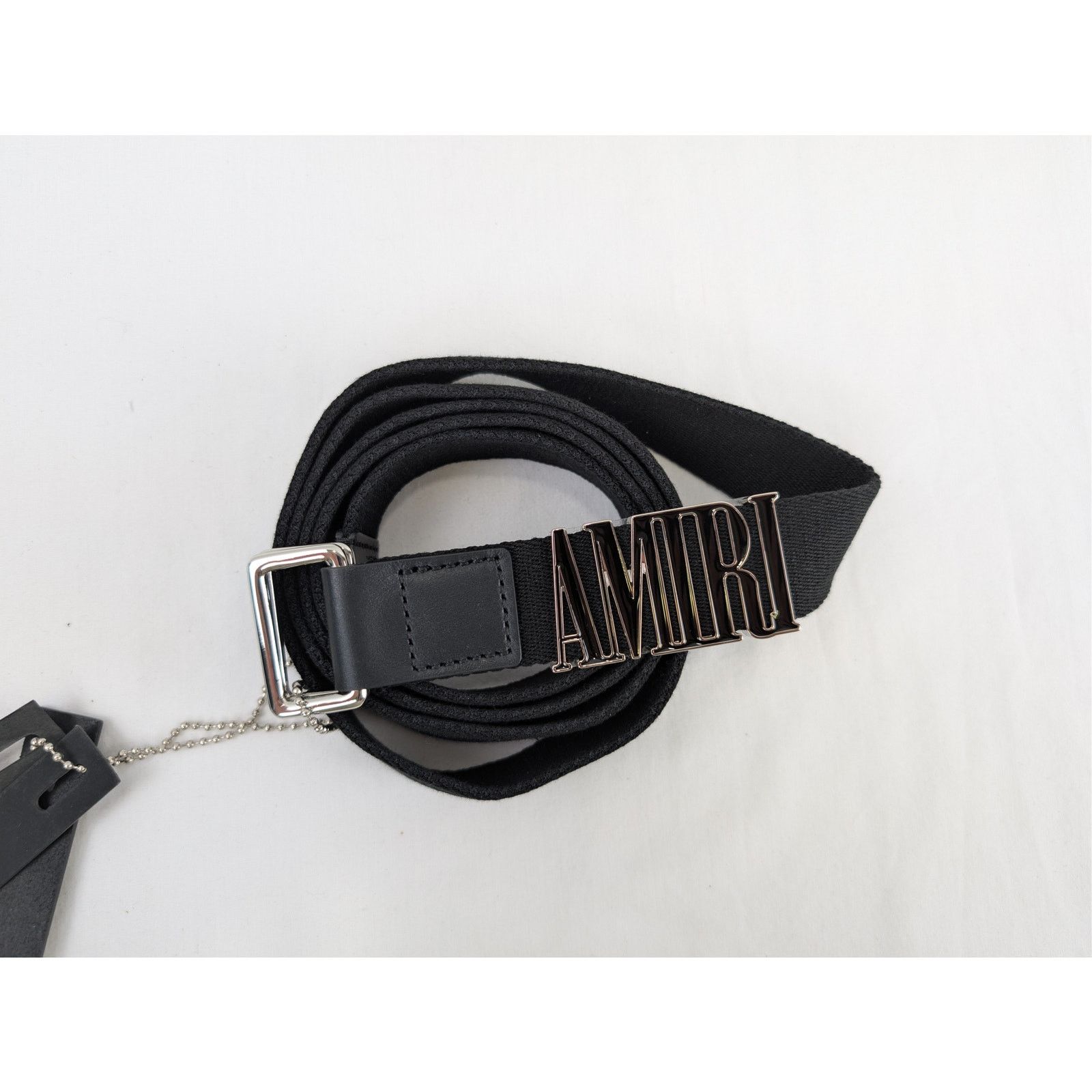 Amiri o1rshd1 Q:4 / Size: OS / 3cm Enamel Skater Belt in Black Size ONE SIZE - 1 Thumbnail