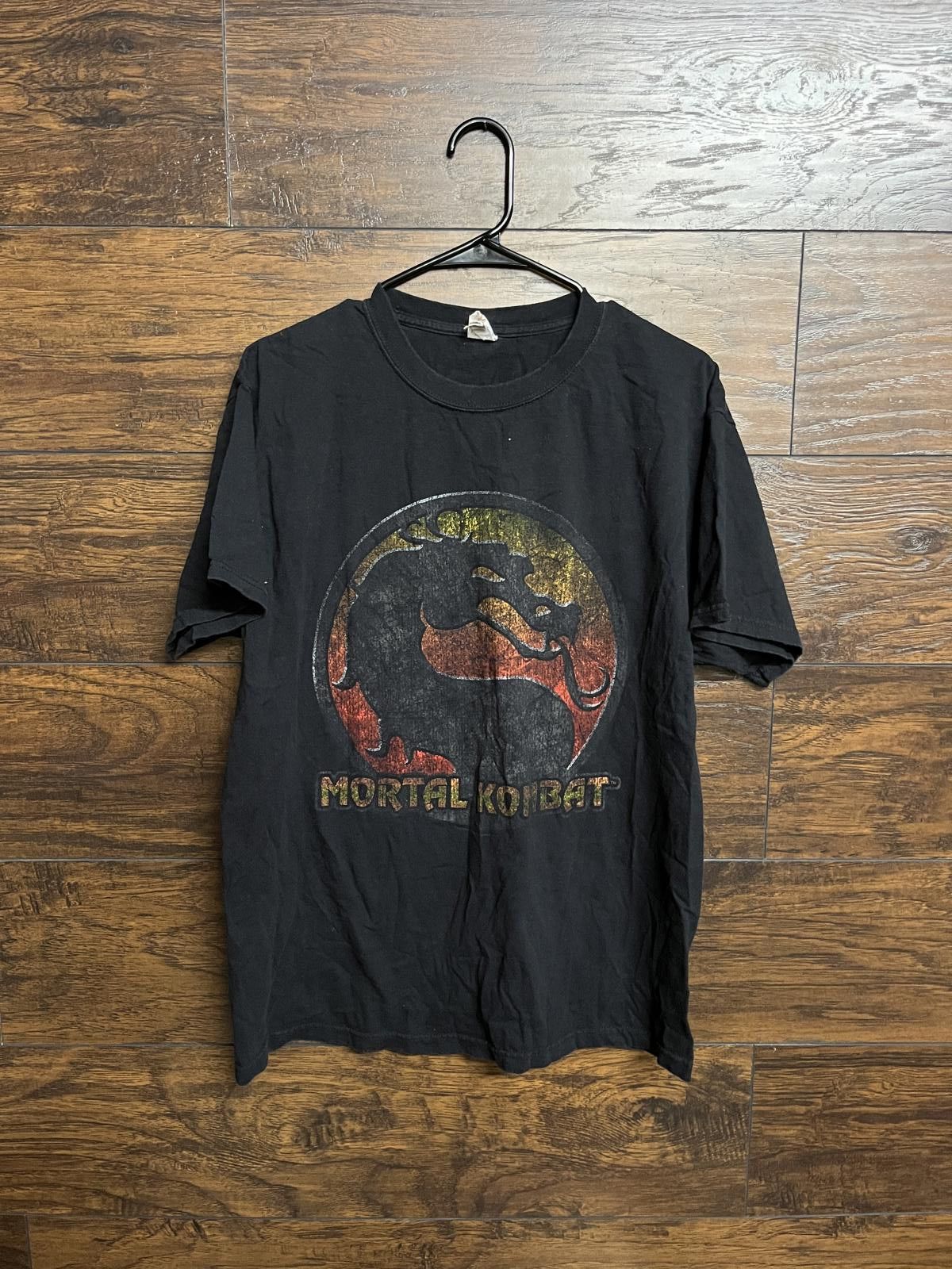 Jerzees Y2K Faded Mortal Kombat T-shirt Mortal Kombat Video Game Tee Size US L / EU 52-54 / 3 - 1 Thumbnail