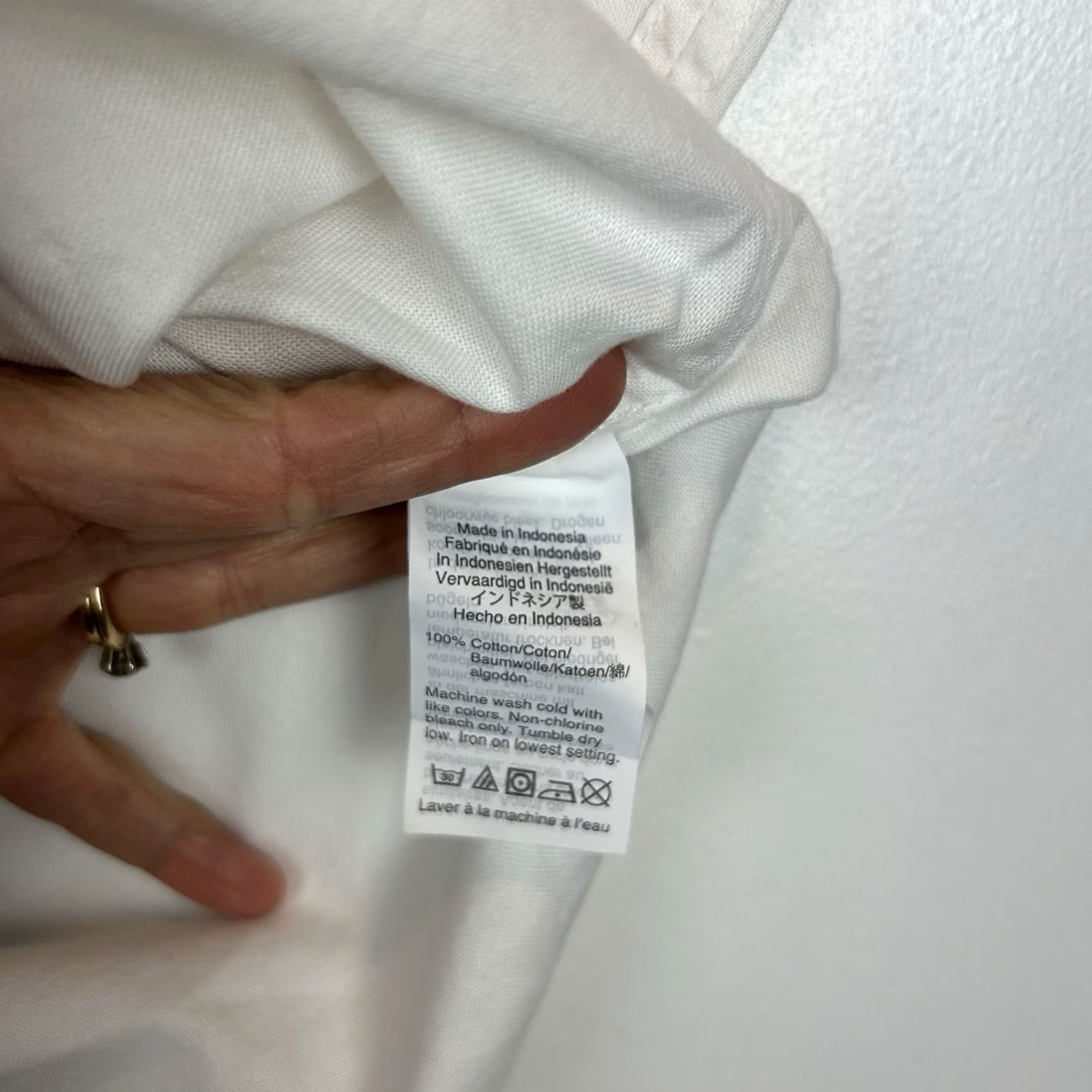 Madewell Madewell Top Womens XXS White Short Sleeve Button Up Oversized Casual Camp Size XXS / US 00 / IT 34 - 7 Thumbnail