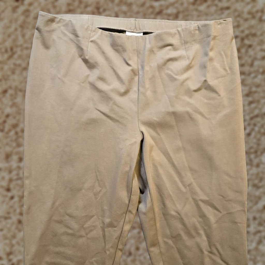 J. Jill J. Jill Pants Women XL Brown Ponte Slim Leg Elastic Waist Casual Capse? Size 26" / US 2 / IT 38 - 1 Thumbnail