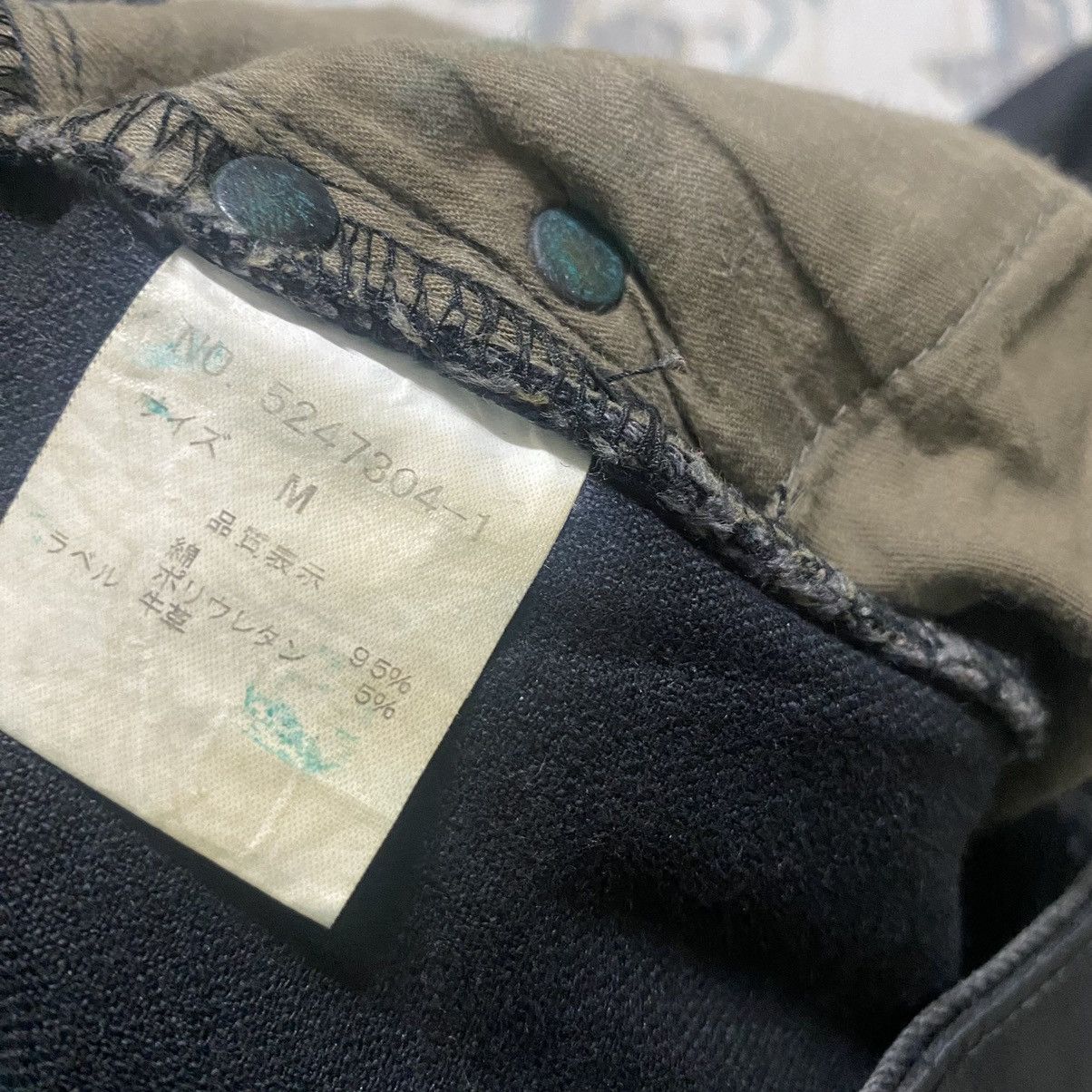 Japanese Brand HALB Black Assymetrical Denim Jeans Size US 30 / EU 46 - 20 Thumbnail