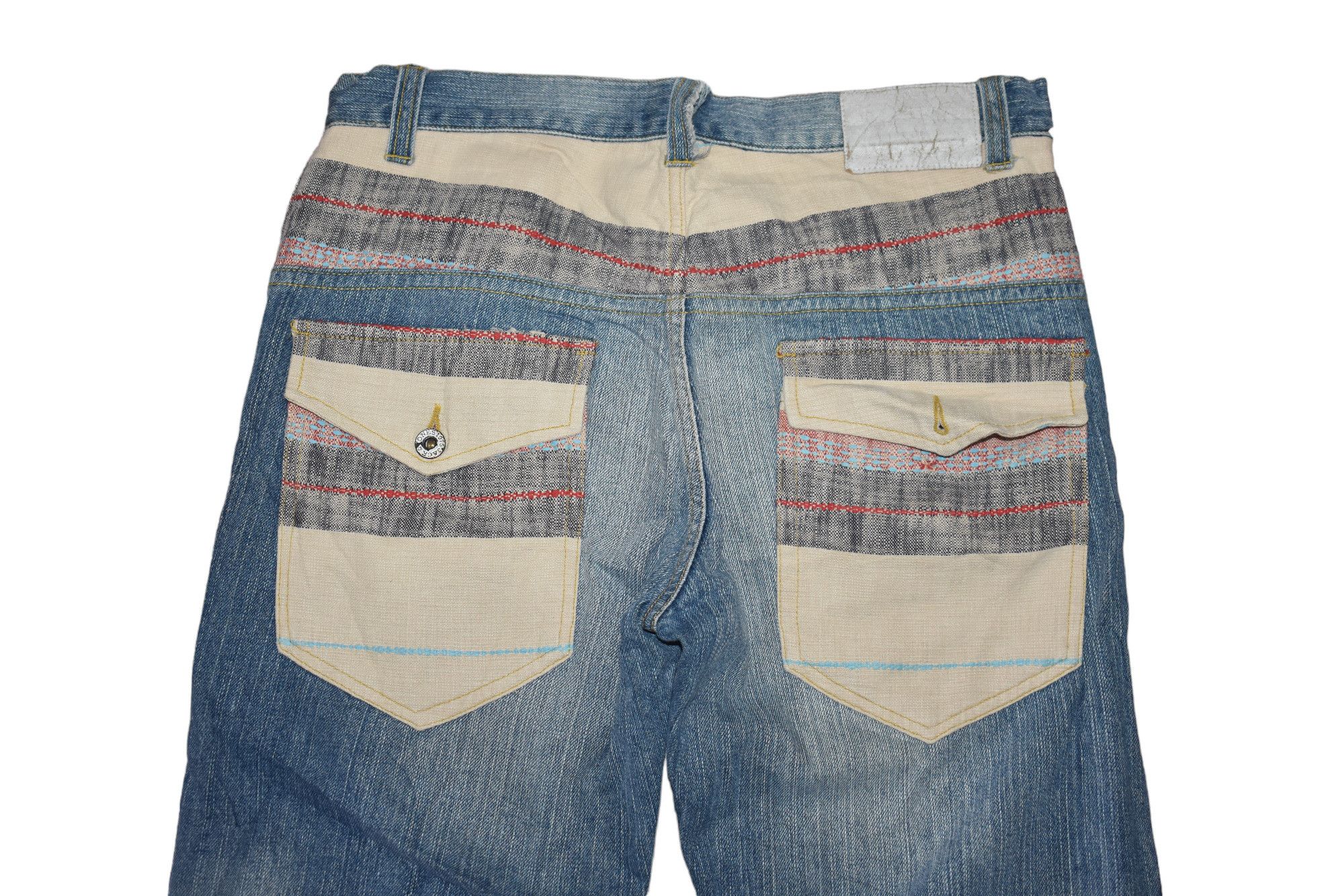 If Six Was Nine × Jack & Jones × Jean Jack & Jones Japanese Patchwork Jeans Size US 32 / EU 48 - 3 Thumbnail