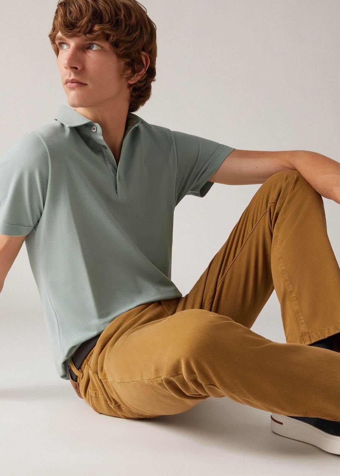 o1loc1c0124 Quarona Five-Pocket Trousers in Brown