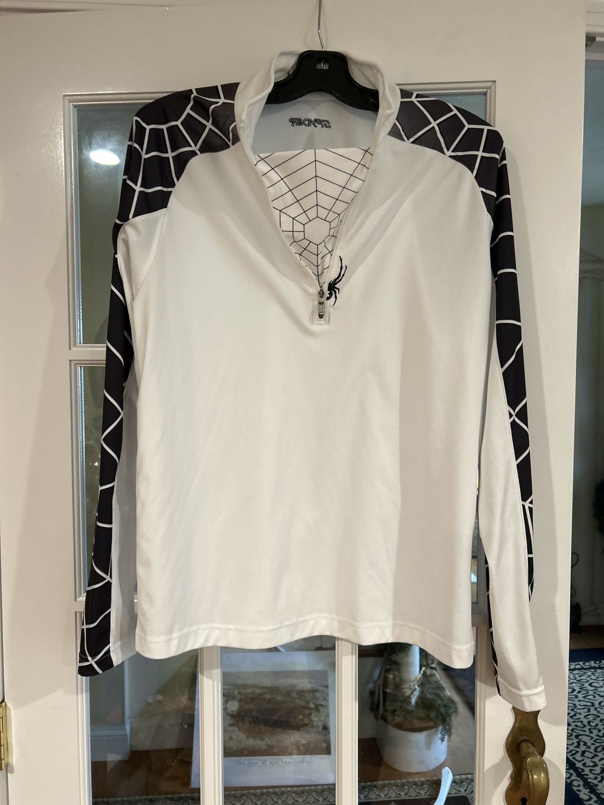 Spyder Spyder Quarter Zip White and Black Size US M / EU 48-50 / 2 - 1 Thumbnail