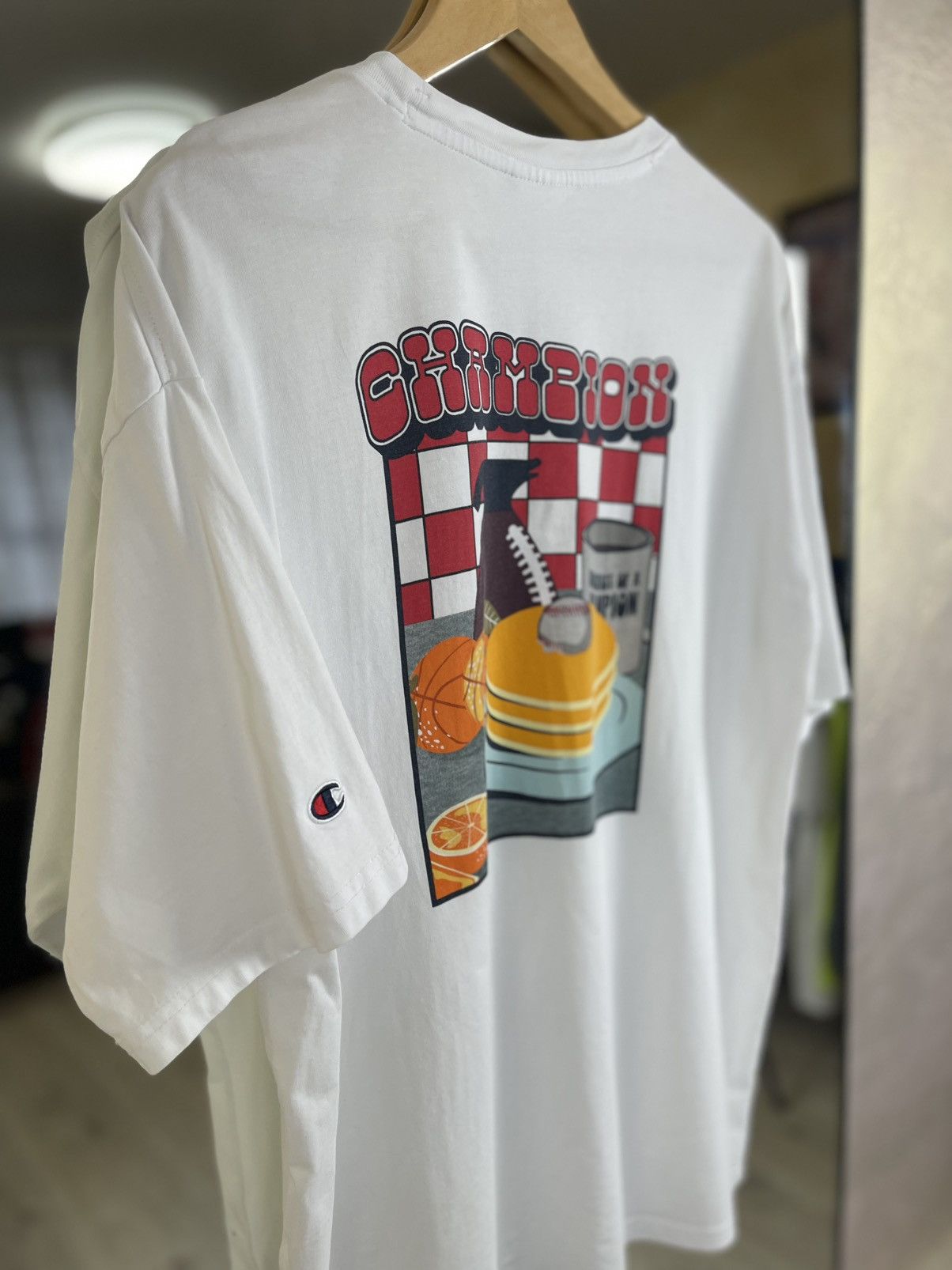 Champion Champion Heritage Graphic Tee Breakfast of Champions Print Size US M / EU 48-50 / 2 - 2 Thumbnail