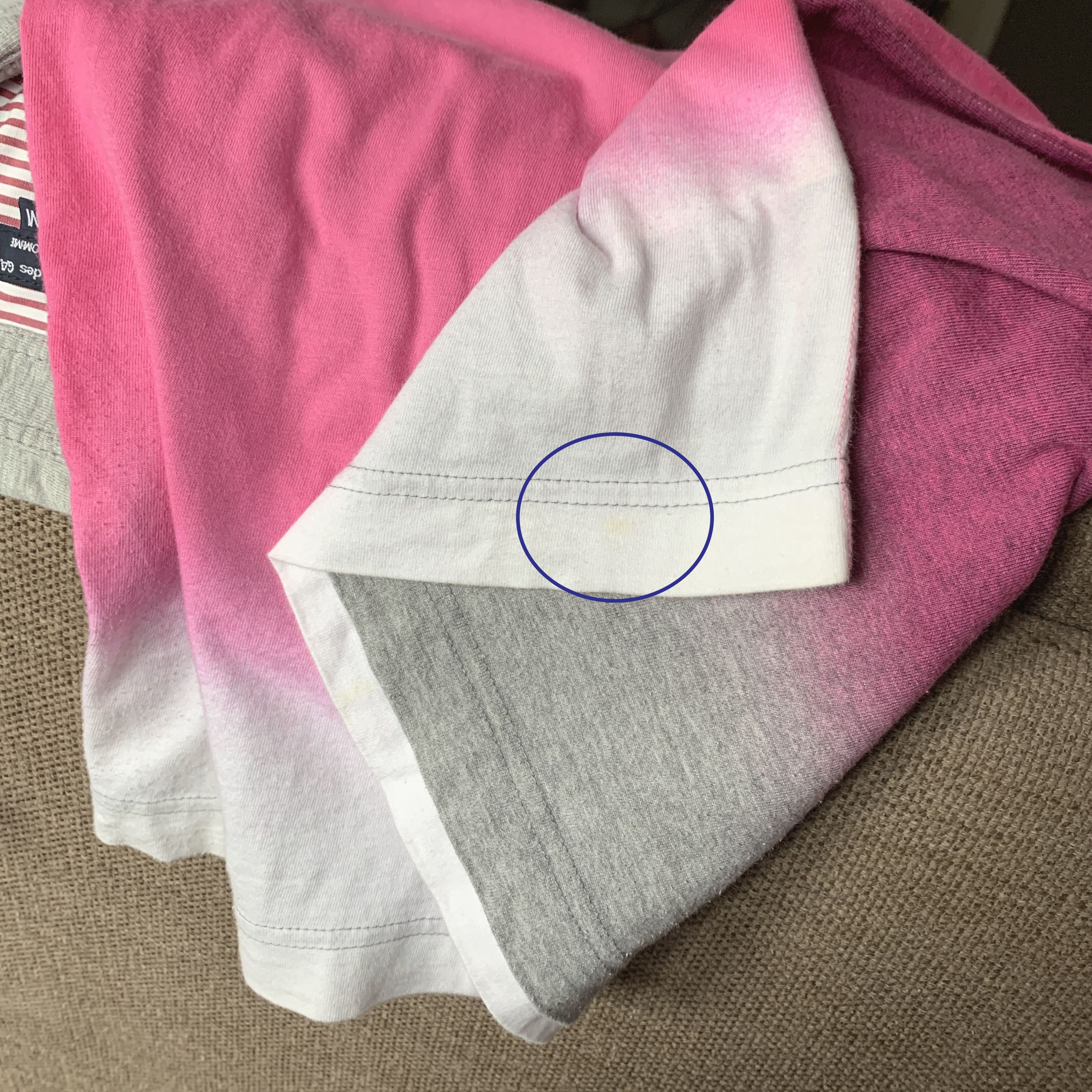 Comme des Garcons Homme Plus 2009 Dip Dyed Logo Tee Size US M / EU 48-50 / 2 - 7 Thumbnail