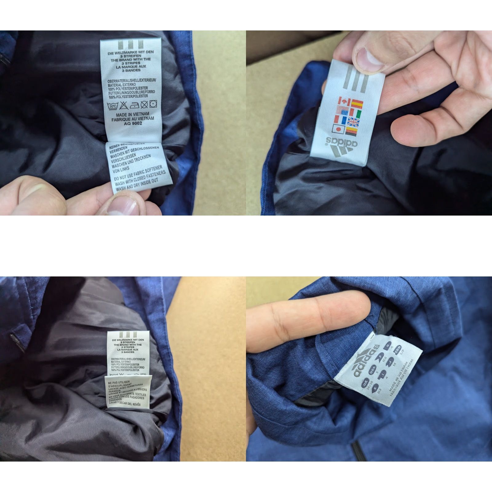 Adidas Adidas Mens Ski Jacket Shirt Blue Outdoor Winter Athletic Sports Full Zip Quick Dry Water Resistant Mens S Recycled? Size US S / EU 44-46 / 1 - 8 Thumbnail