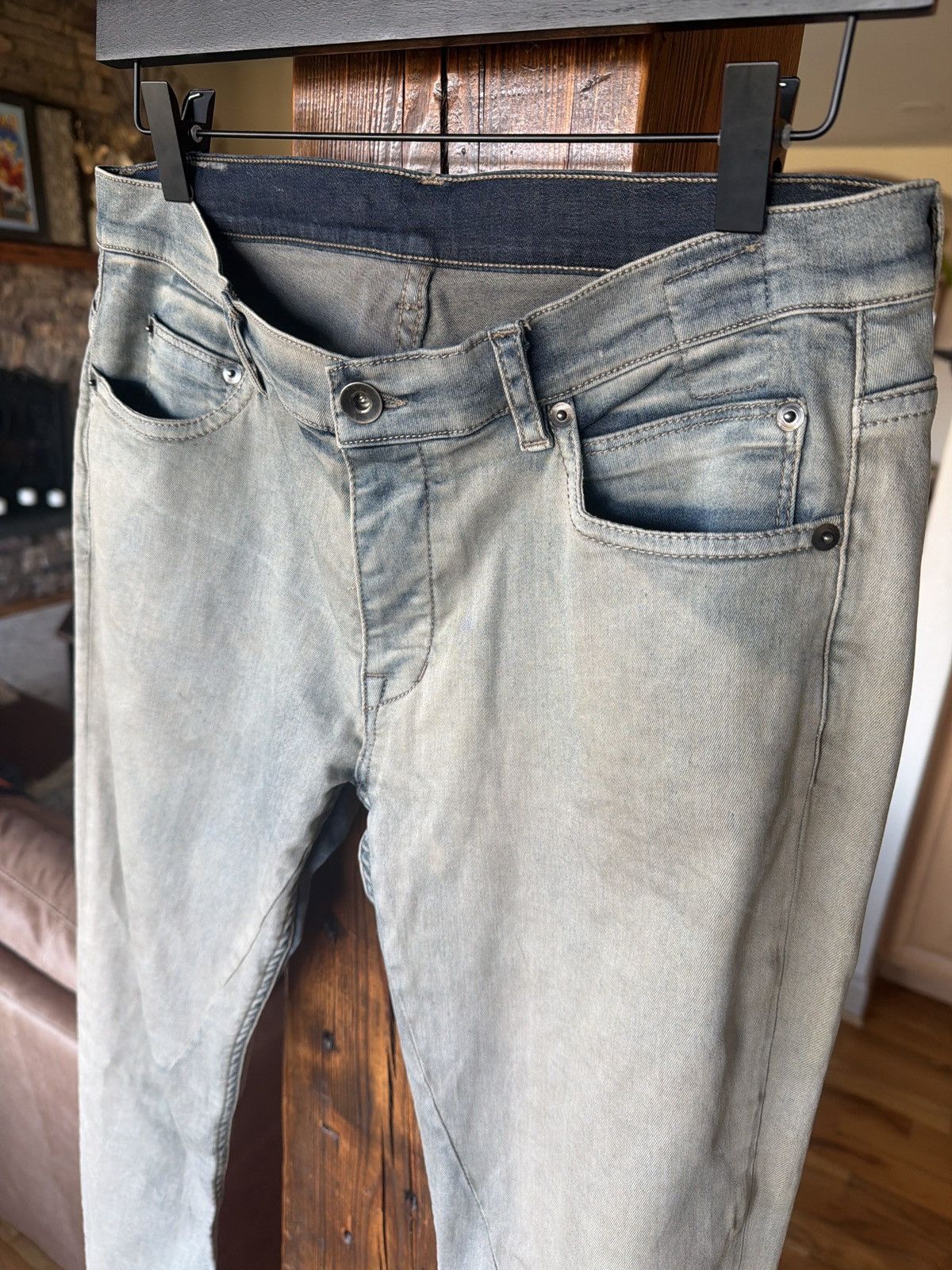 Rick Owens Drkshdw SS2015 Rick Owens Tulsa Cut “Hustler Blue” Size 29 Size US 29 - 3 Thumbnail