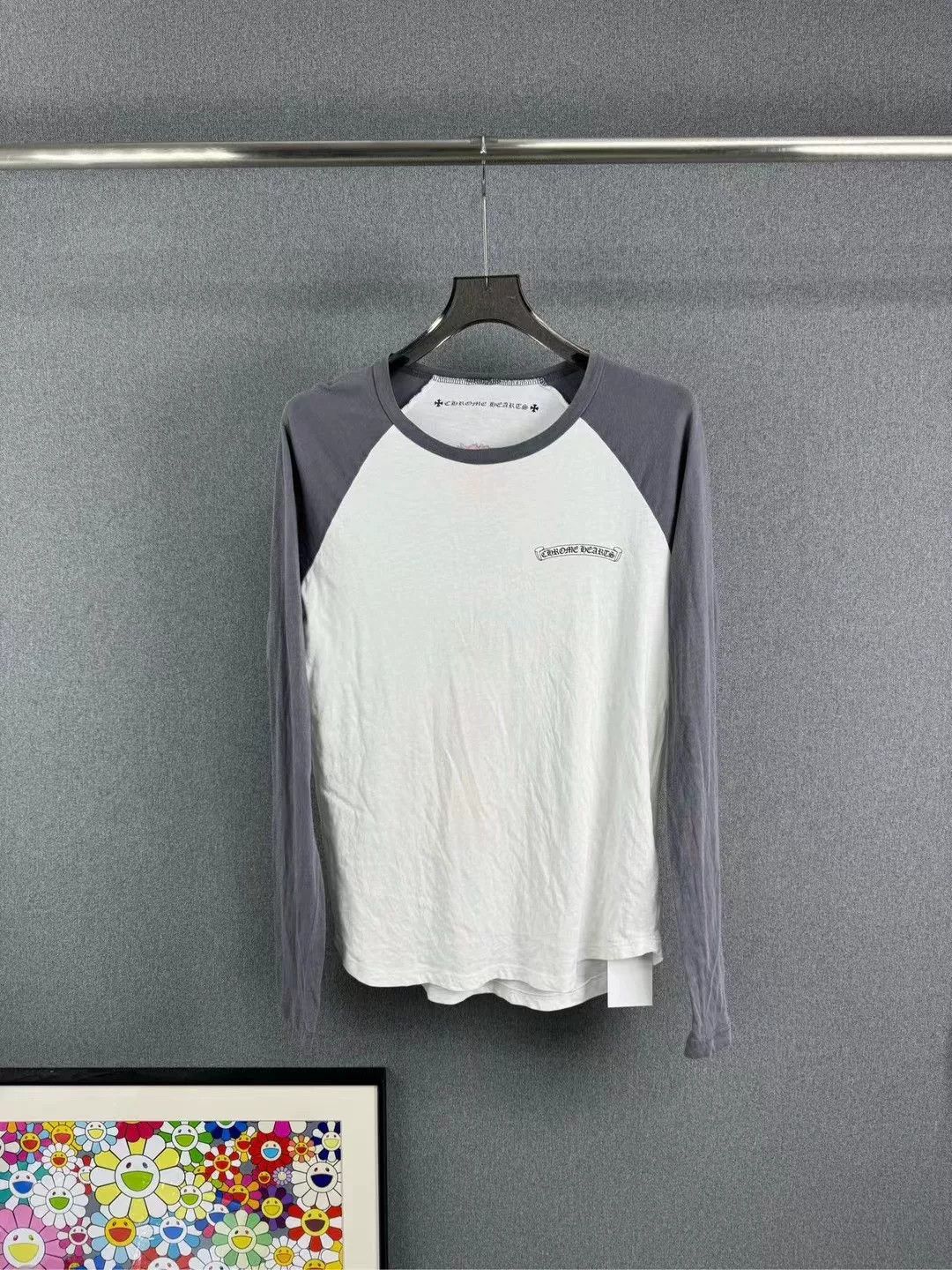 Chrome Hearts Chrome Hearts White Gray Long Sleeve Top Size US M / EU 48-50 / 2 - 1 Thumbnail