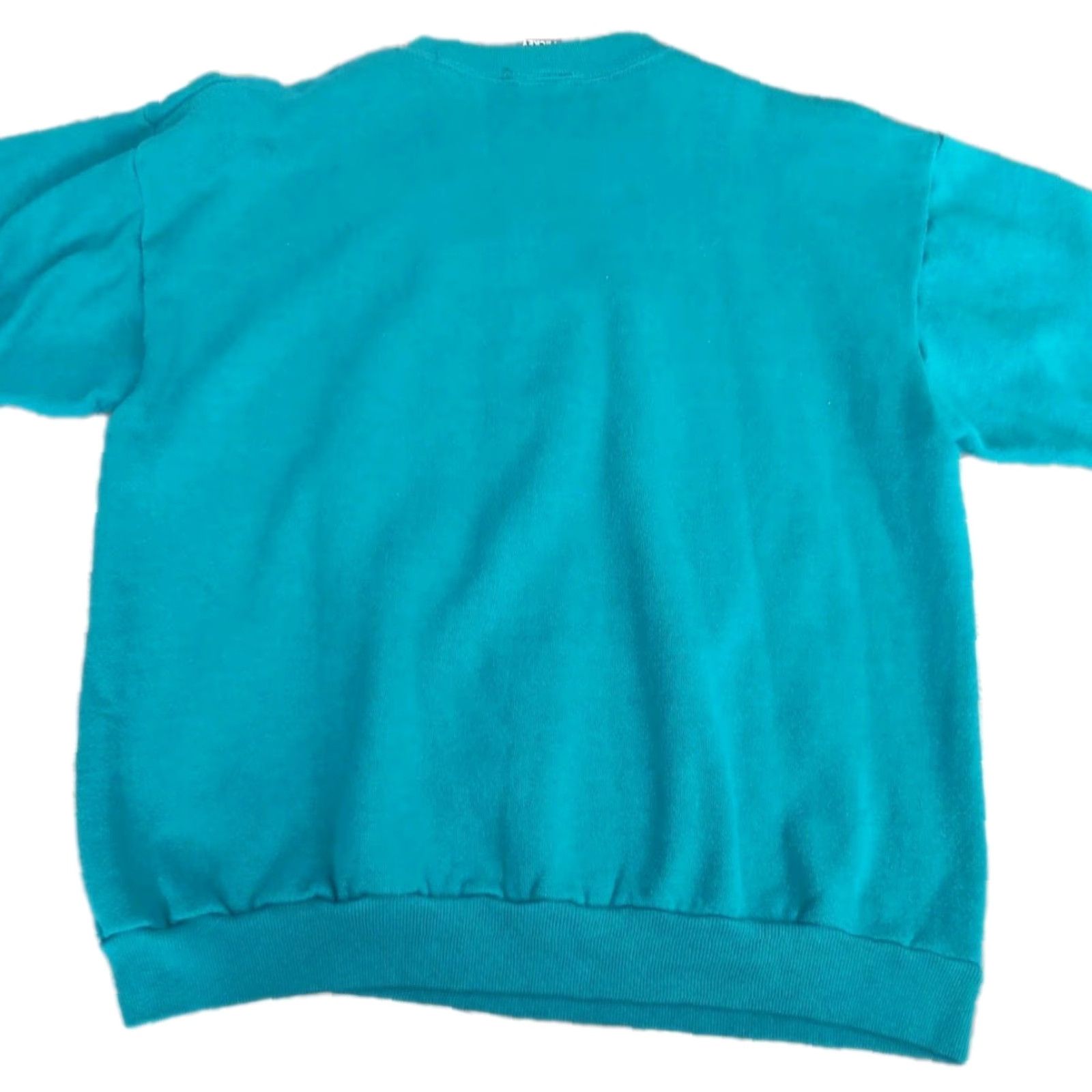 Mickey Unlimited Vintage Mickey Unlimited Velva Sheen Disney Mickey Mouse Sweatshirt USA Made M Teal Size US M / EU 48-50 / 2 - 2 Thumbnail