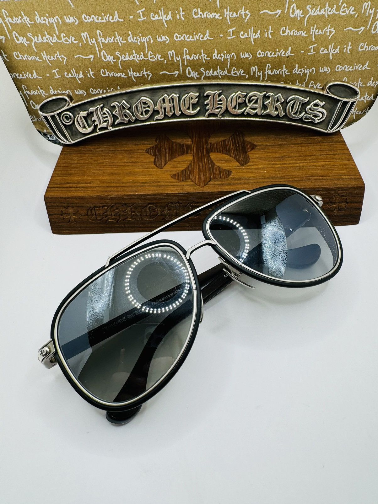 Chrome Hearts Chrome Hearts Wood Preyank Sunglasses Size ONE SIZE - 3 Thumbnail