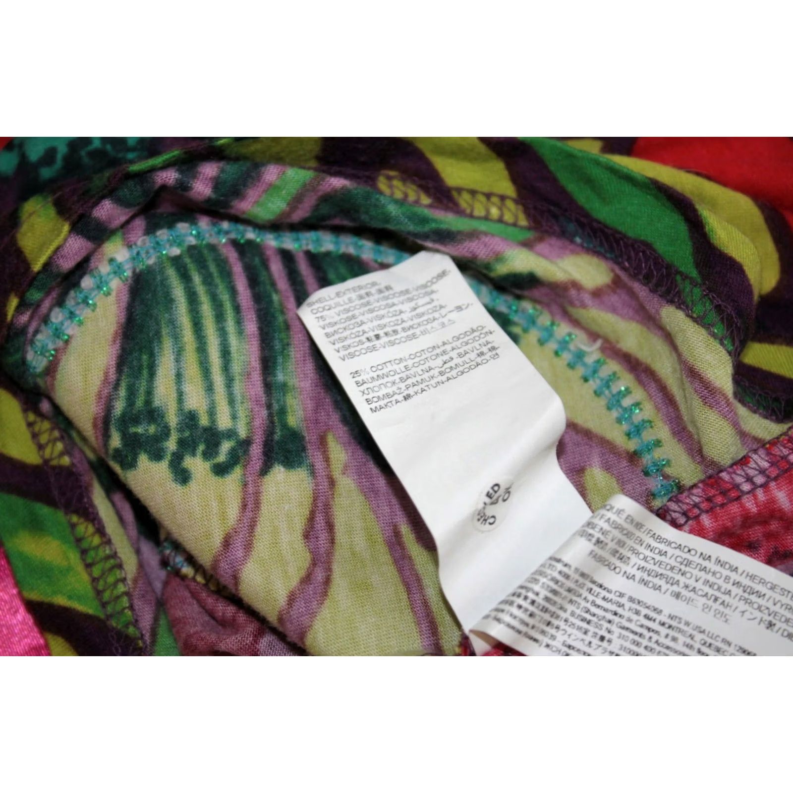 Desigual Desigual EDITH 40T2653 womens shirt tunic L Multicoloured Tunic Blouse Short Sleeve Size L / US 10 / IT 46 - 7 Thumbnail