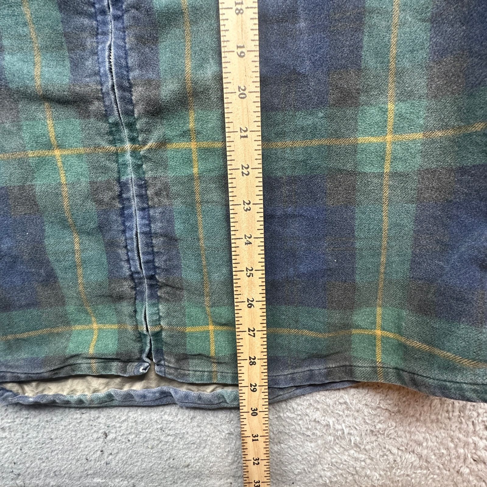 Structure VTG Structure Plaid Flannel Zip Jacket Shirt Medium Size US M / EU 48-50 / 2 - 6 Thumbnail