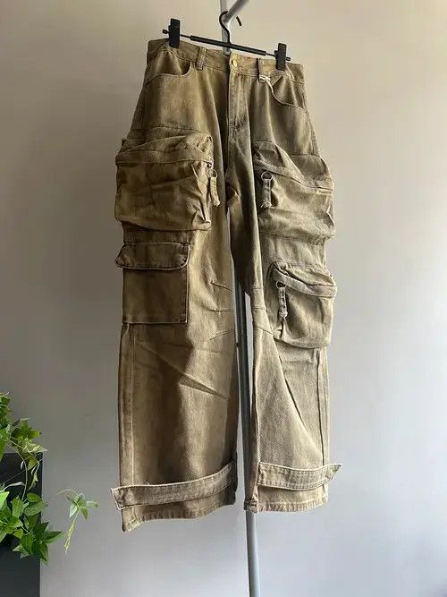 Jean Hirasawa x Reiya Multi Pocket Cargo Jeans Size US 32 / EU 48 - 4 Thumbnail