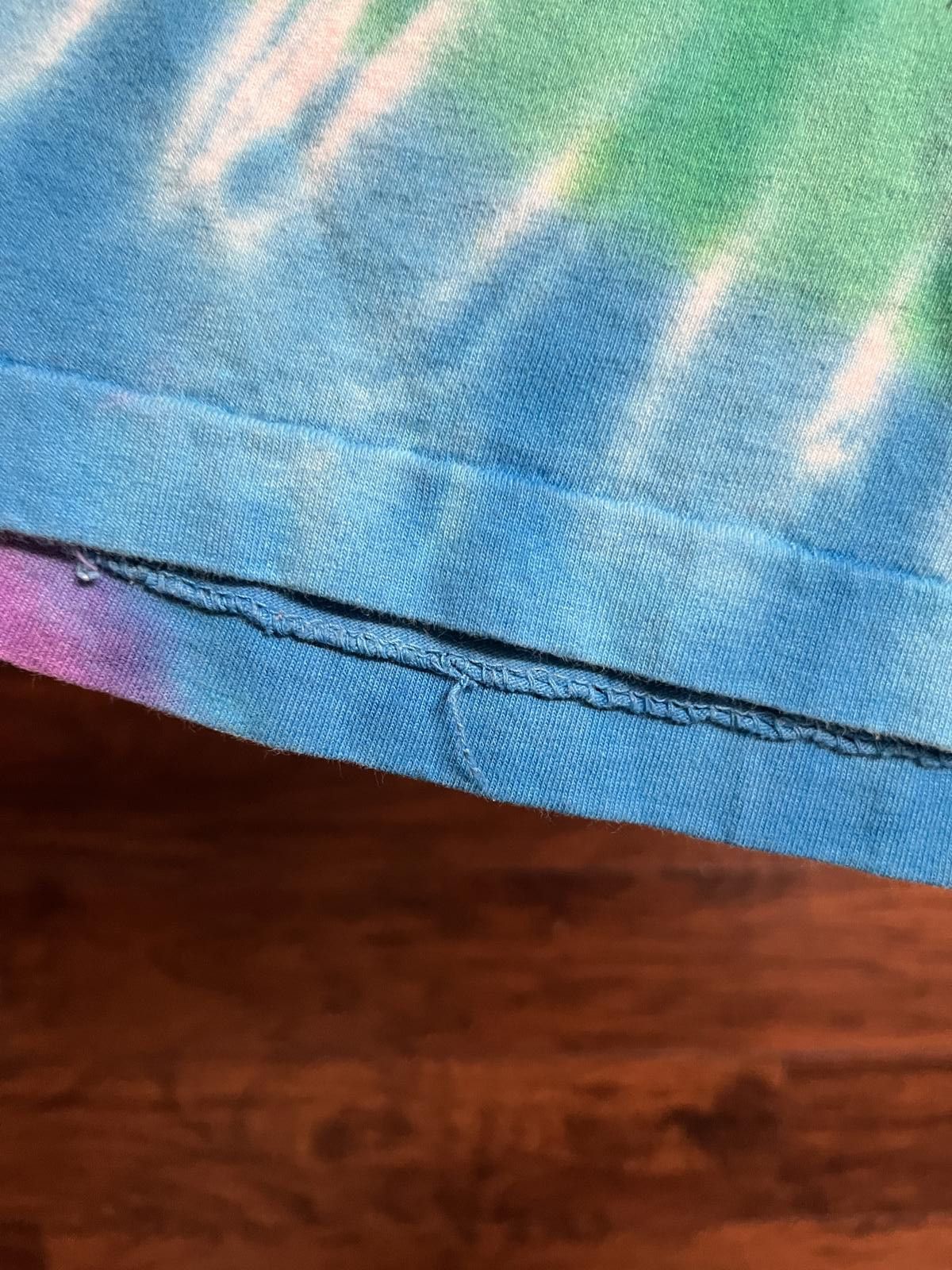 Liquid Blue Beatles Rubber Soul Album Liquid Blue Grey Tag Tie Dye -L Size US L / EU 52-54 / 3 - 7 Thumbnail