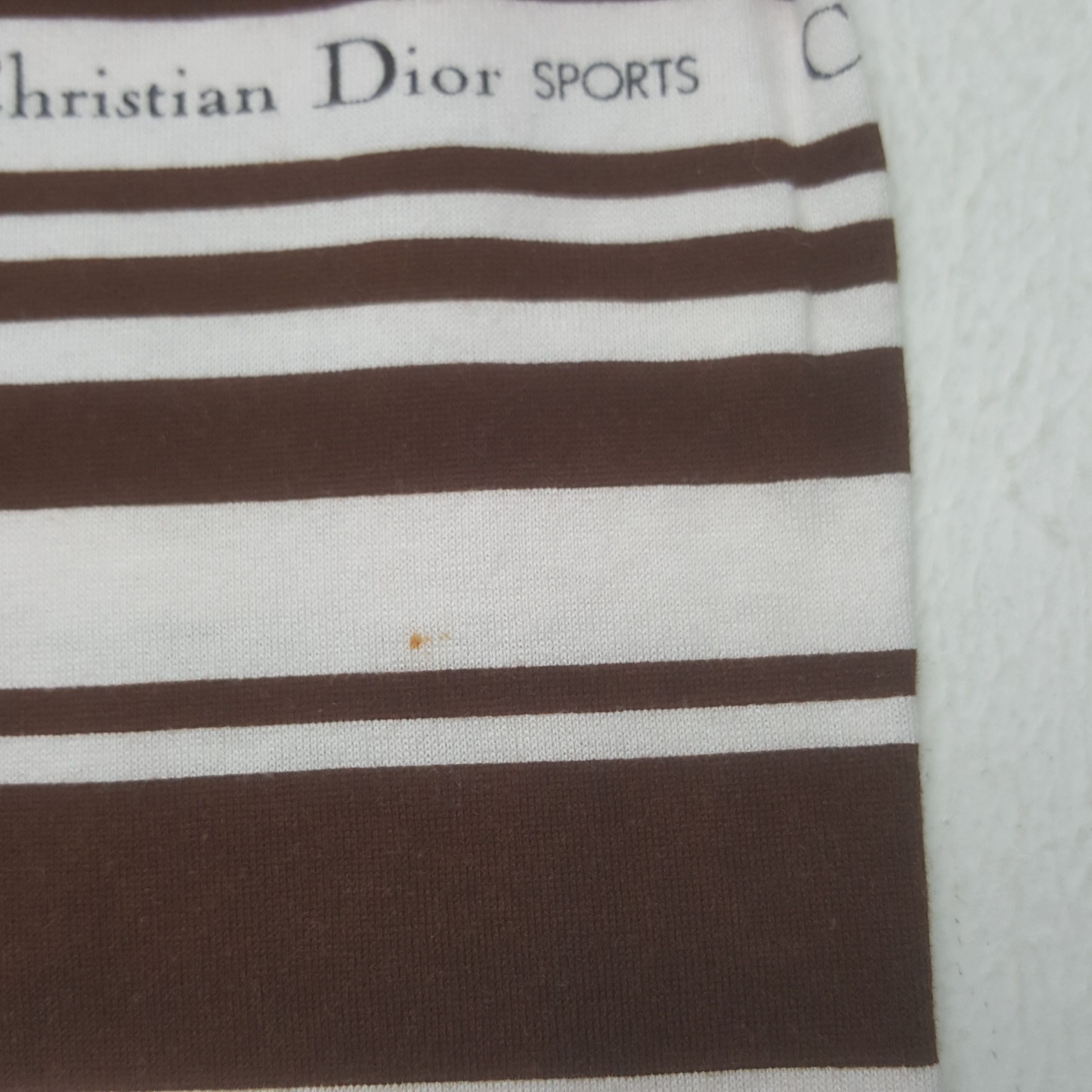 Christian Dior Monsieur × Vintage Vintage Christian Dior Italian Designer Stripe Tshirt Size US S / EU 44-46 / 1 - 11 Thumbnail