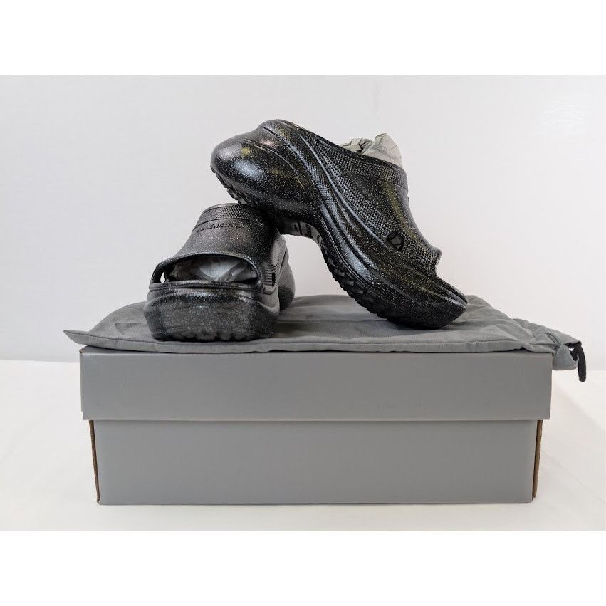Balenciaga × Crocs o1rshd1 Q:2 / Pool Slide Slipper Sandals in Black Size US 8 / IT 38 - 20 Thumbnail