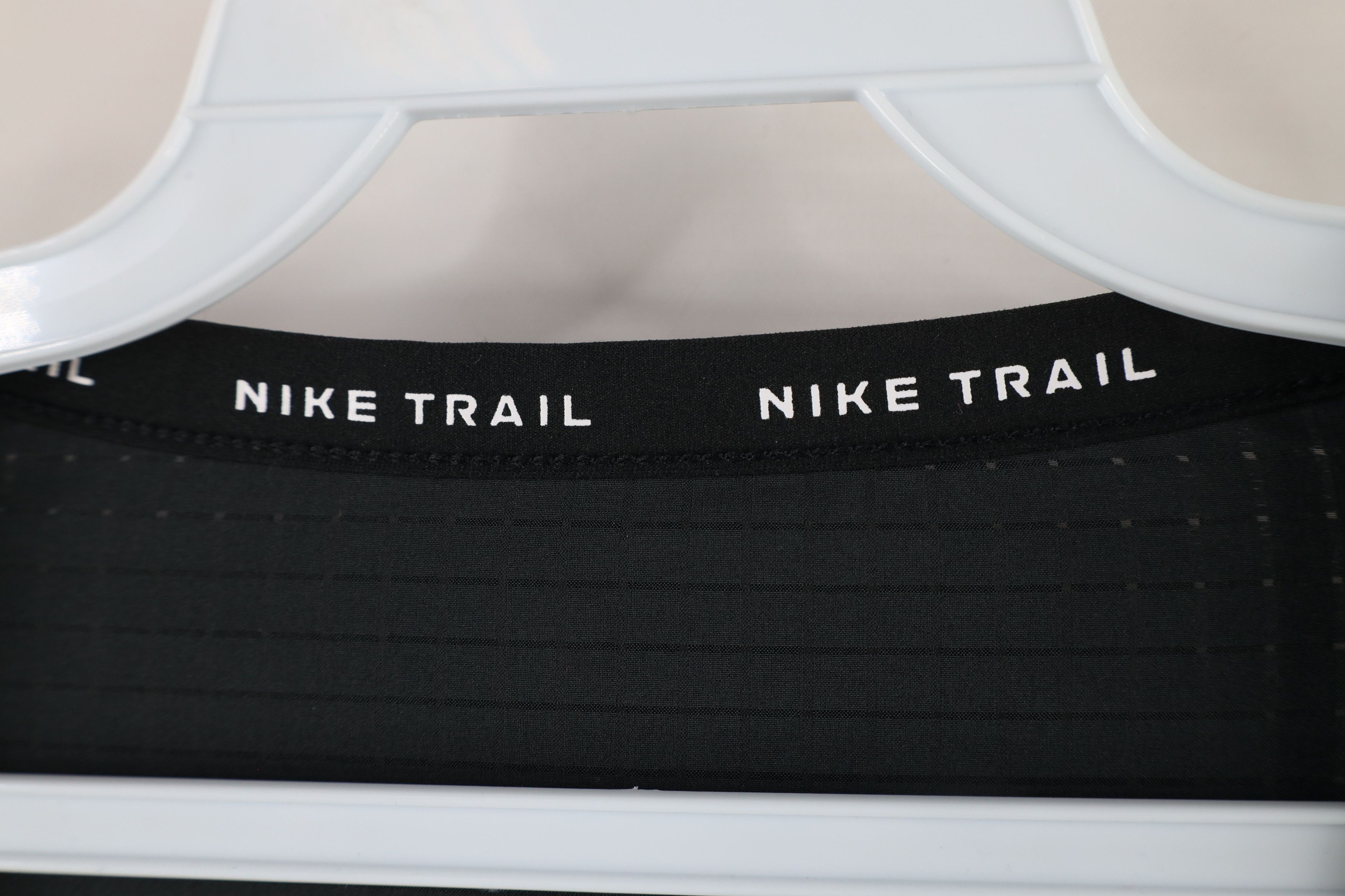 Nike × Vintage Nike Trail Mini Swoosh Vented Knit Running T-Shirt Gray Size US M / EU 48-50 / 2 - 6 Thumbnail