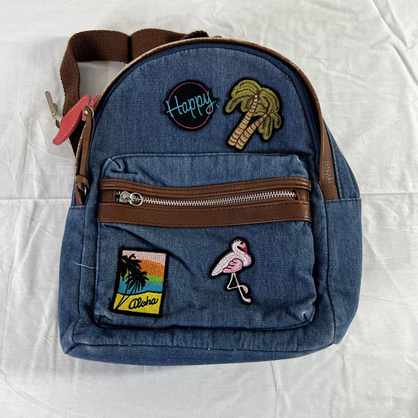 Other Kids Summer Vibe Backpack With Flamingo and Beach Patch’s Size ONE SIZE - 9 Thumbnail