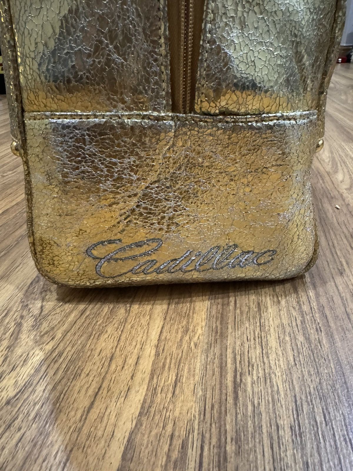 Cadillac VINTAGE FLAKES CRISP GOLD CADILLAC DUFFLE BAG Size ONE SIZE - 5 Thumbnail