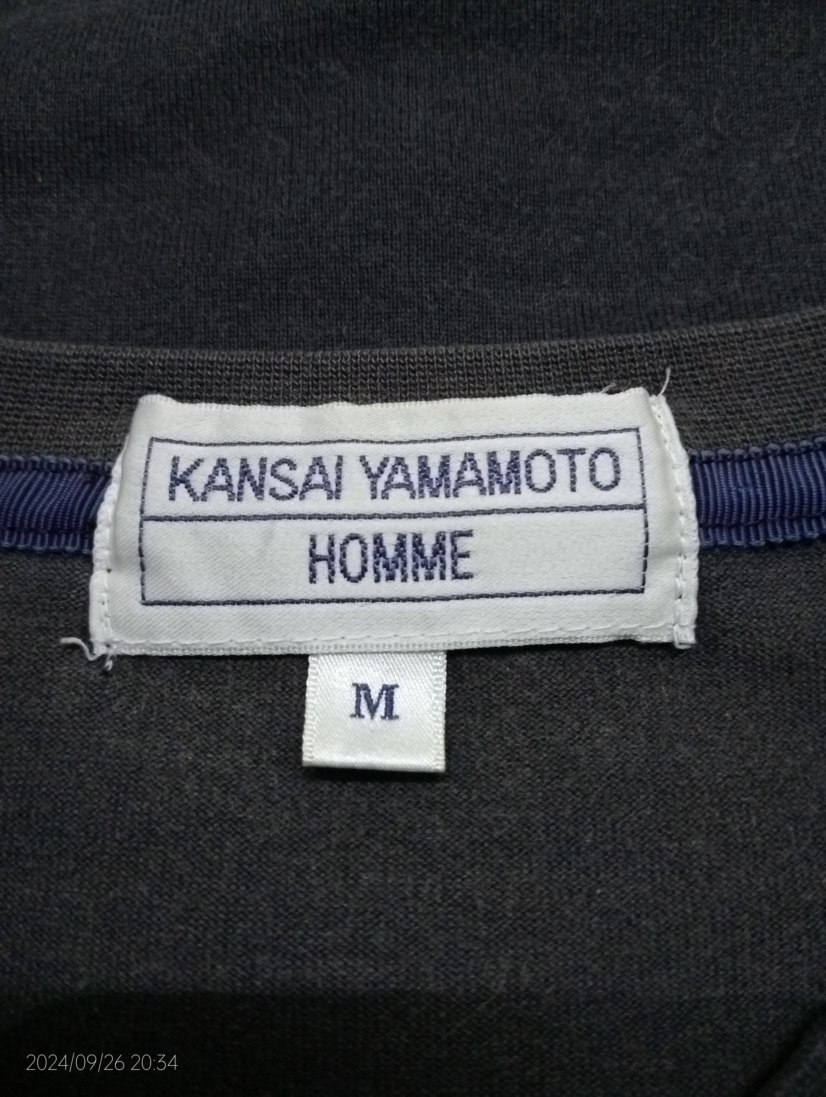 Kansai Yamamoto Vintage Kansai Yamamoto Homme Tee Very Rare Size US M / EU 48-50 / 2 - 9 Thumbnail