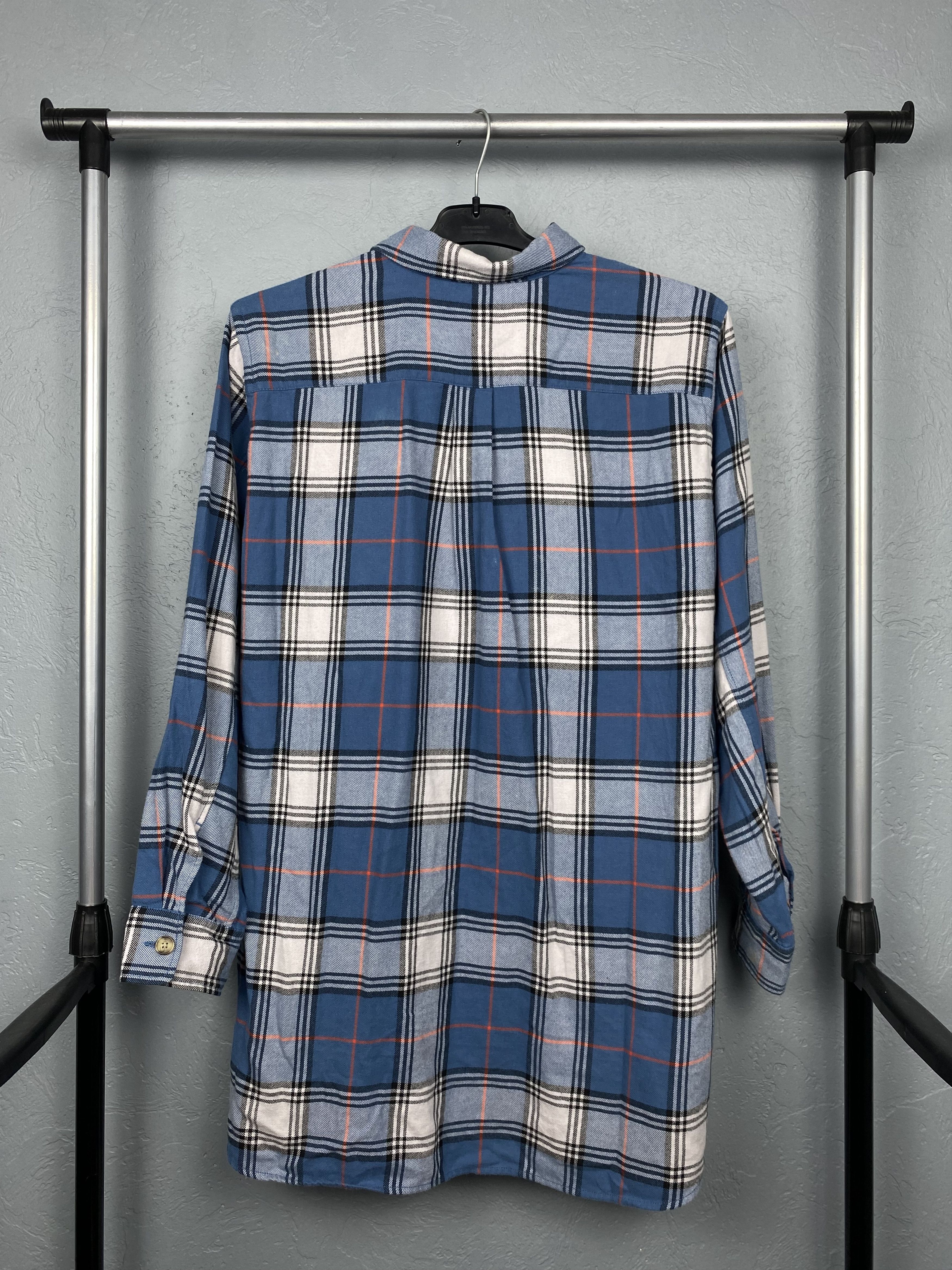 Flannel × JW Anderson × Uniqlo Uniqlo J.W.Anderson Womens Plaid Flannel Shirt Y2K Size M / US 6-8 / IT 42-44 - 6 Thumbnail