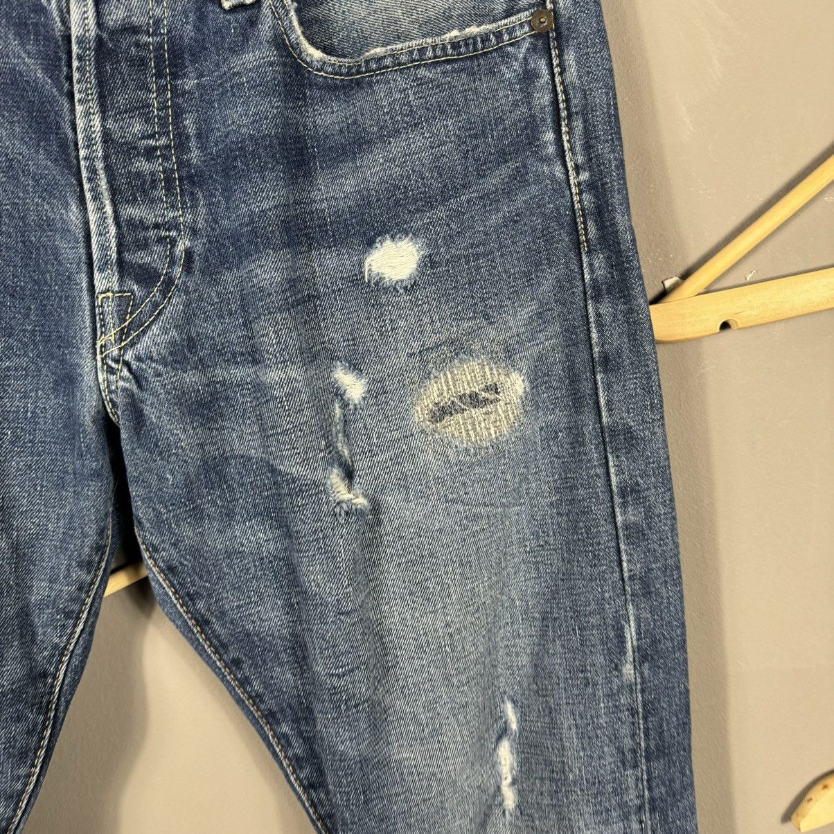Polo Ralph Lauren Polo Ralph Lauren Distressed Sullivan Slim Jeans Size US 32 / EU 48 - 9 Thumbnail